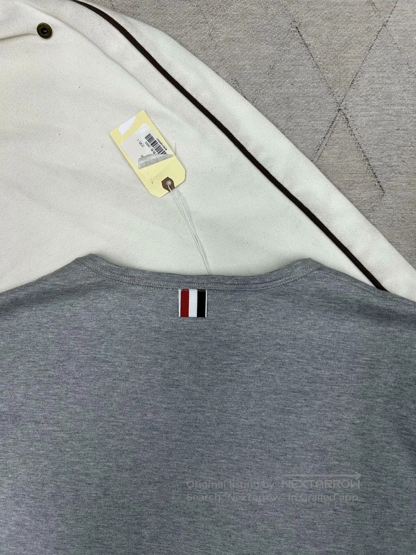 Thom Browne Thom Browne Classic Stripe Gray T-Shirt. Size US M / EU 48-50 / 2 - 4 Thumbnail
