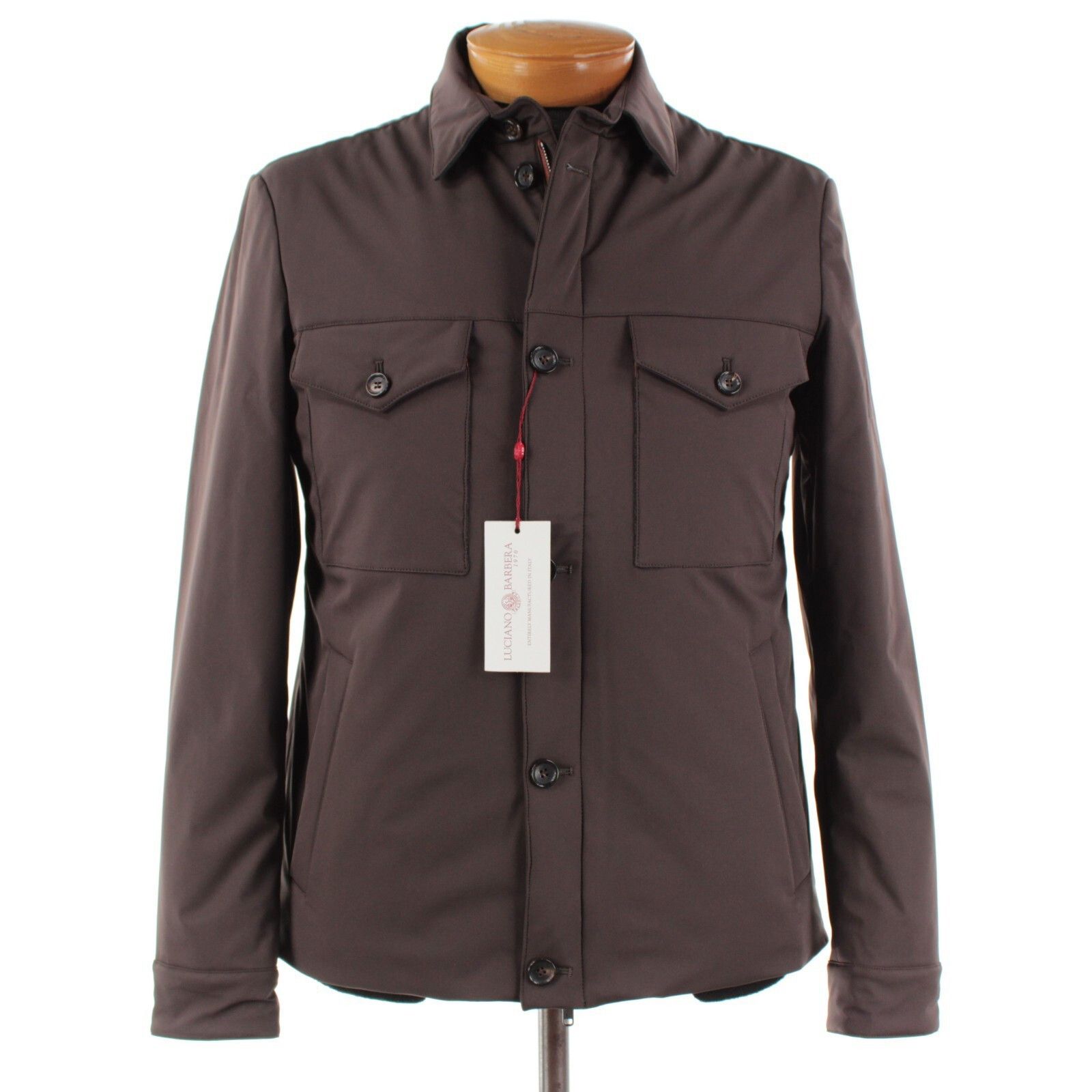 Luciano Barbera Luciano Barbera Overshirt Size L US In Brown Polyamide Blend Size US L / EU 52-54 / 3 - 1 Thumbnail