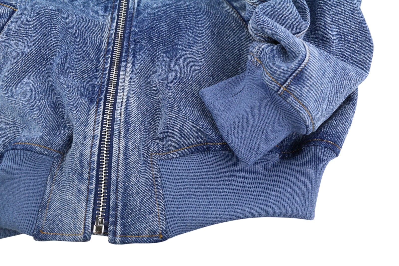 Khrisjoy AURORA DENIM BOMBER XS/S Blue Oversized Loose Fit 86575 Size XS / US 0-2 / IT 36-38 - 5 Thumbnail