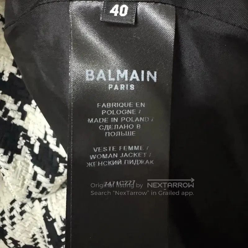 Balmain Balmain Multi-Color Wool Blend Women's Jacket . Size L / US 10 / IT 46 - 5 Thumbnail
