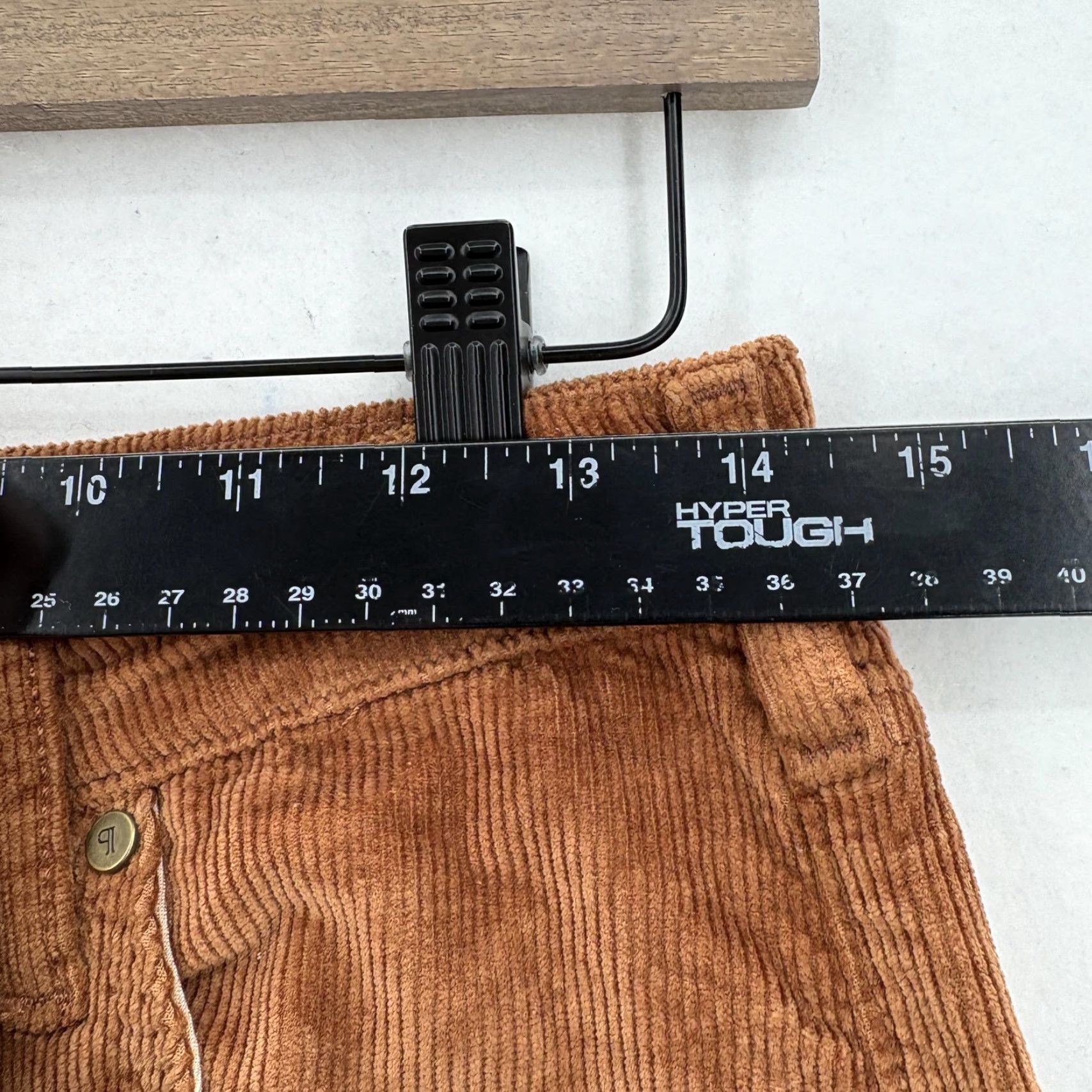 Vintage VINTAGE Pilcro Pants Womens 27 Brown Corduroy High Rise Straight Leg Stretch Crop Boho Size 27" / US 4 / IT 40 - 7 Thumbnail