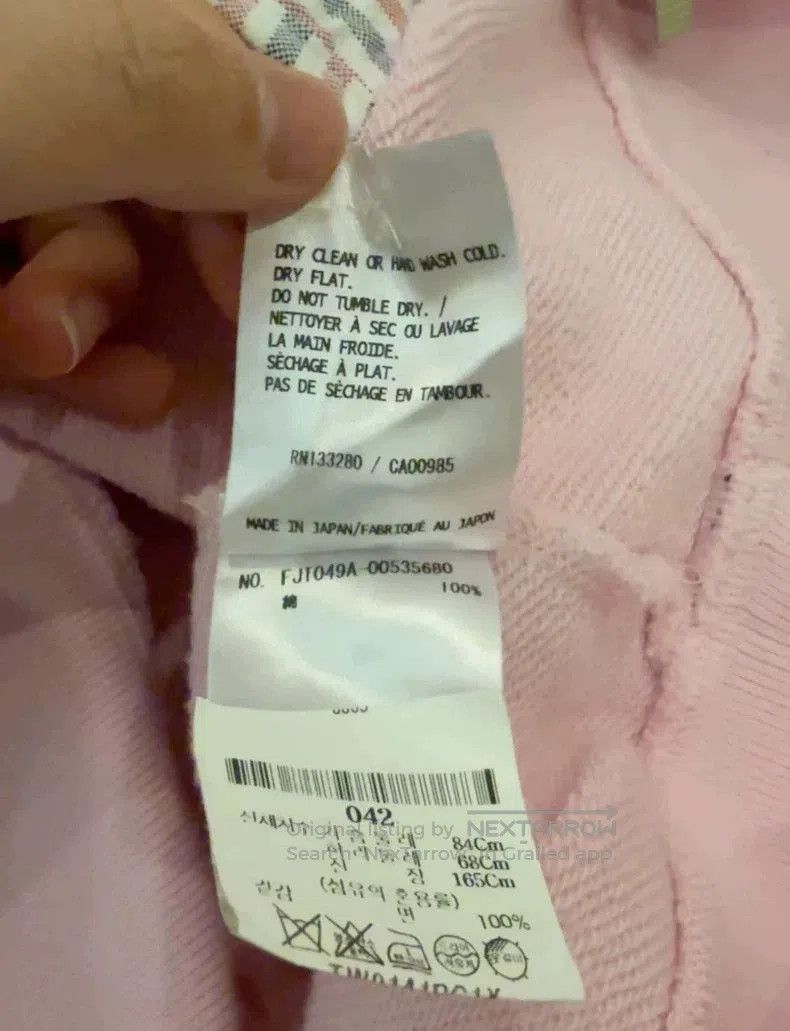 Thom Browne Pink Zip. Size US M / EU 48-50 / 2 - 4 Thumbnail