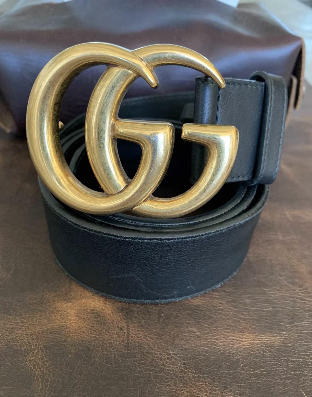 Gucci Gucci Genuine Leather Belt K16 Size ONE SIZE - 1 Thumbnail