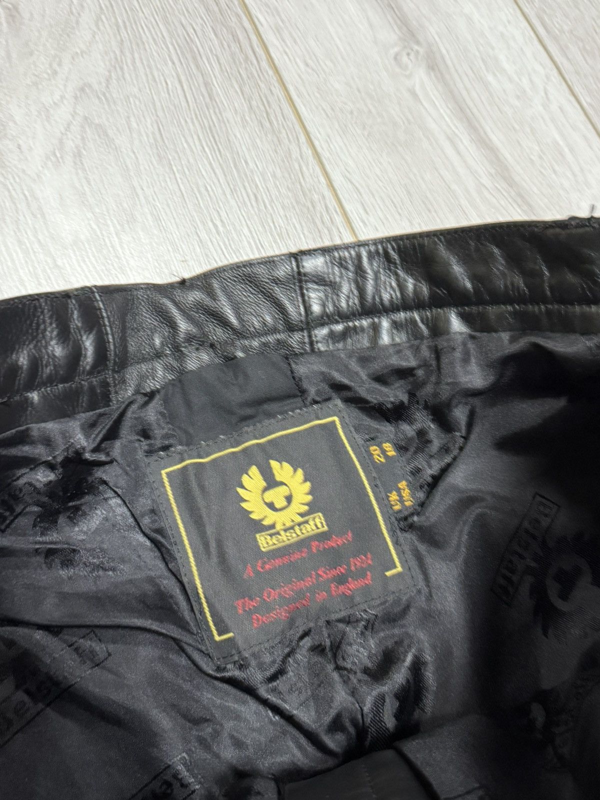 Belstaff Belstaff leather biker pants 37 waist size Size US 37 - 2 Thumbnail