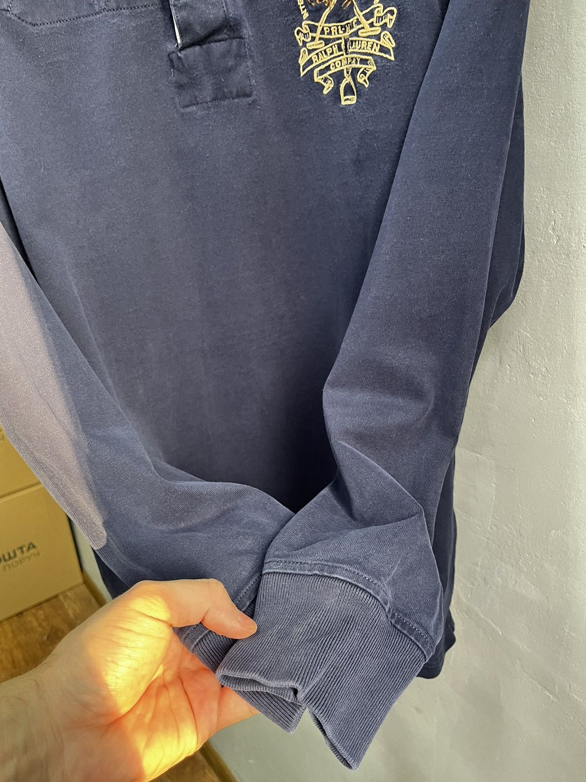 Ralph Lauren × Vintage Polo Ralph Lauren 90s vintage rugby Size US L / EU 52-54 / 3 - 9 Thumbnail