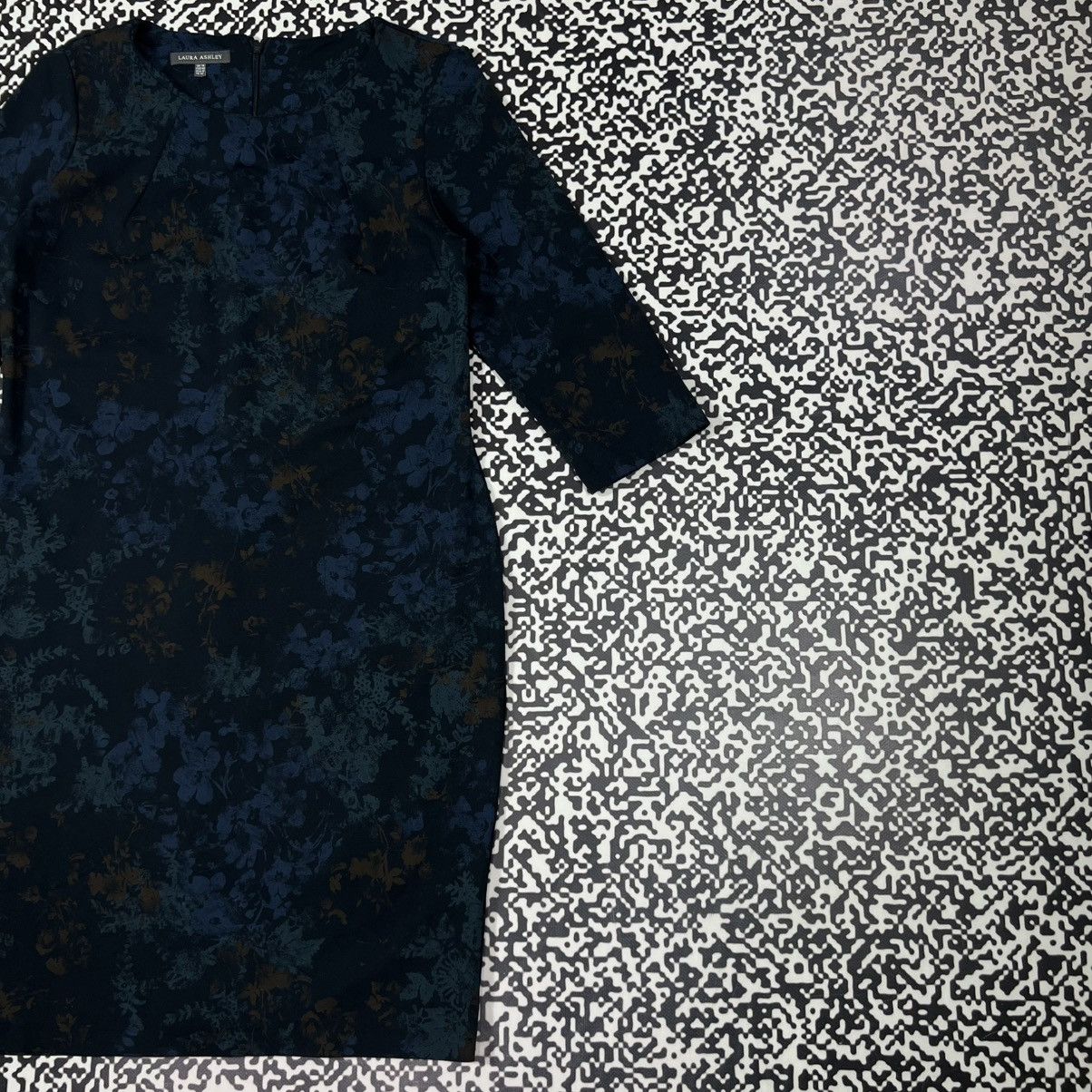 Laura Ashley Vintage Y2K Laura Ashley Floral Print Retro Style Midi Dress Size L / US 10 / IT 46 - 5 Thumbnail