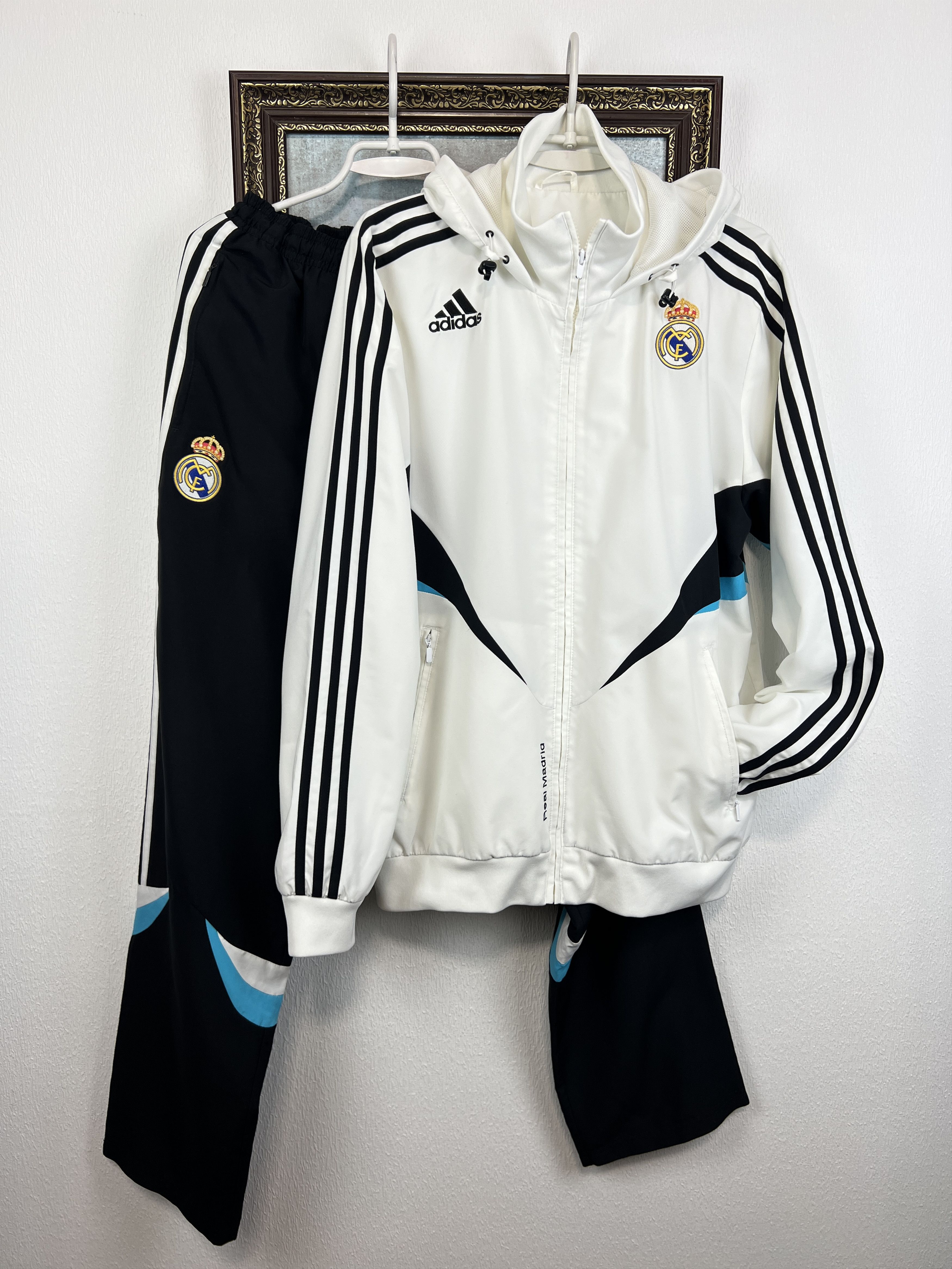 Adidas Vintage 2007 Adidas Real Madrid Training Tracksuit Full Set