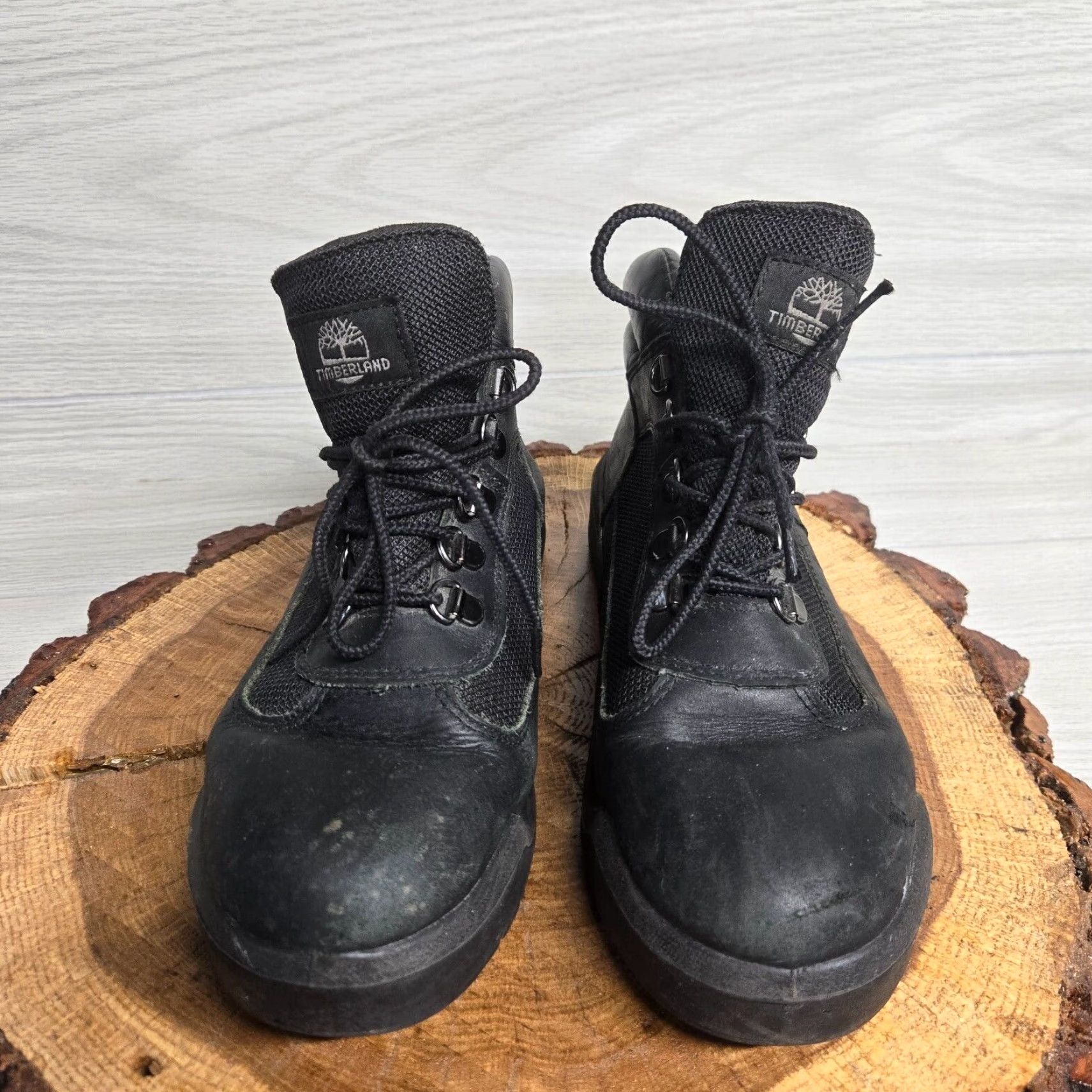 Timberland Timberland Boot Solid Black Lace Up Boots Adult Women’s Size 7 Size US 7 / IT 37 - 3 Thumbnail