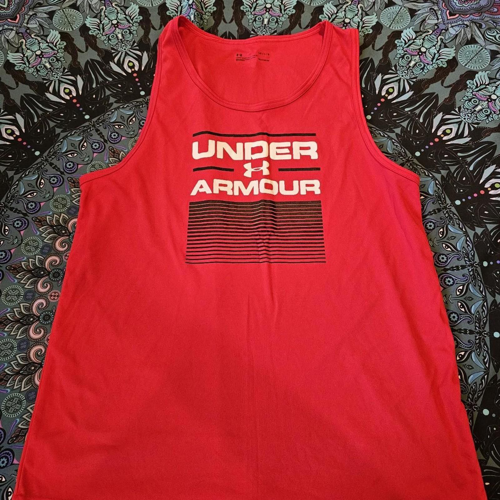 Under Armour Under Armour Men's Black and Red Tank Size US L / EU 52-54 / 3 - 1 Thumbnail