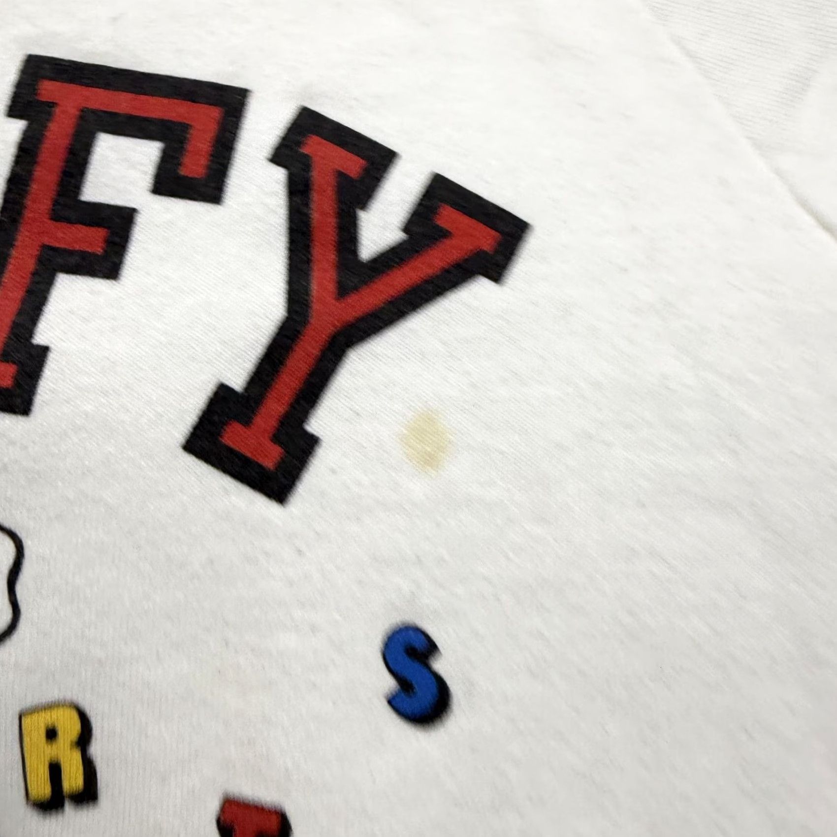 Jerzees VINTAGE Disney Goofy Sports Jerzees Sweatshirt Mens Large White Graphic Print Sweatshirt USA Mens L Size US L / EU 52-54 / 3 - 5 Thumbnail