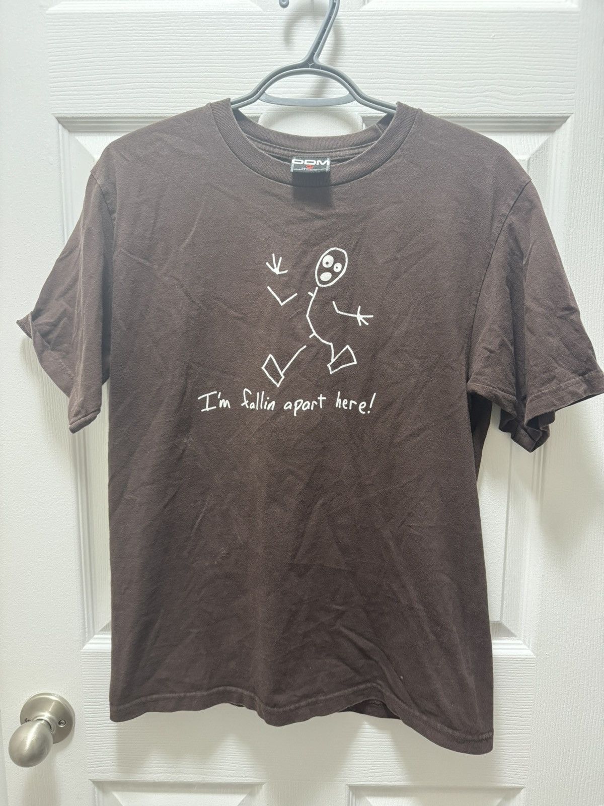 ODM × Vintage ODM 90s Im Falling Apart Here True Vintage Funny Text Size US L / EU 52-54 / 3 - 1 Thumbnail
