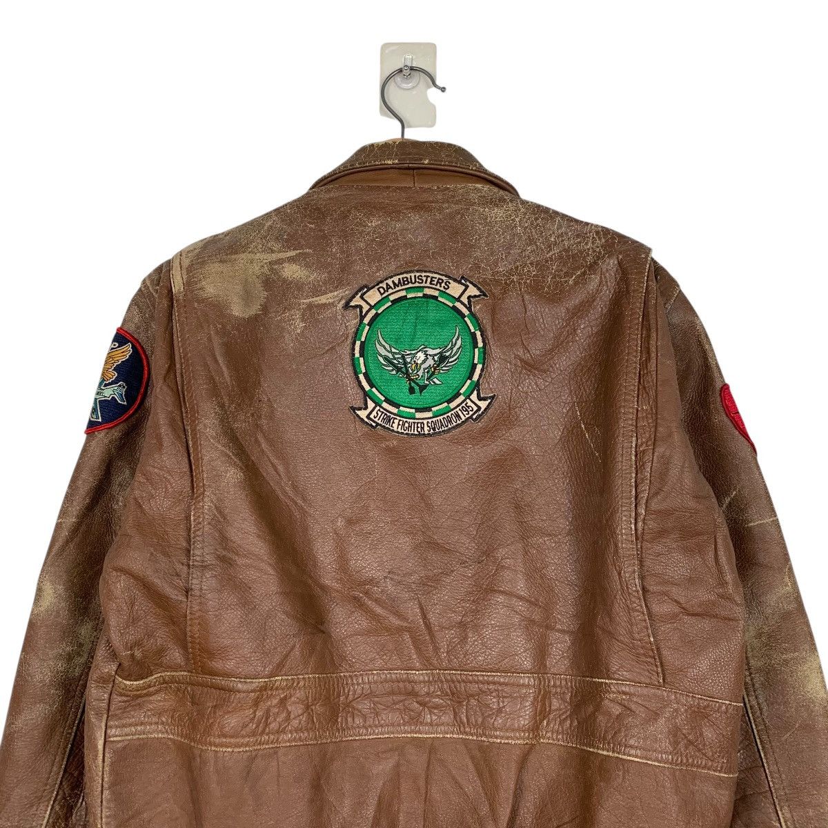 Japanese Brand Japanese Brand Dambuster Strike Fighter Leather Jacket Size US M / EU 48-50 / 2 - 9 Thumbnail