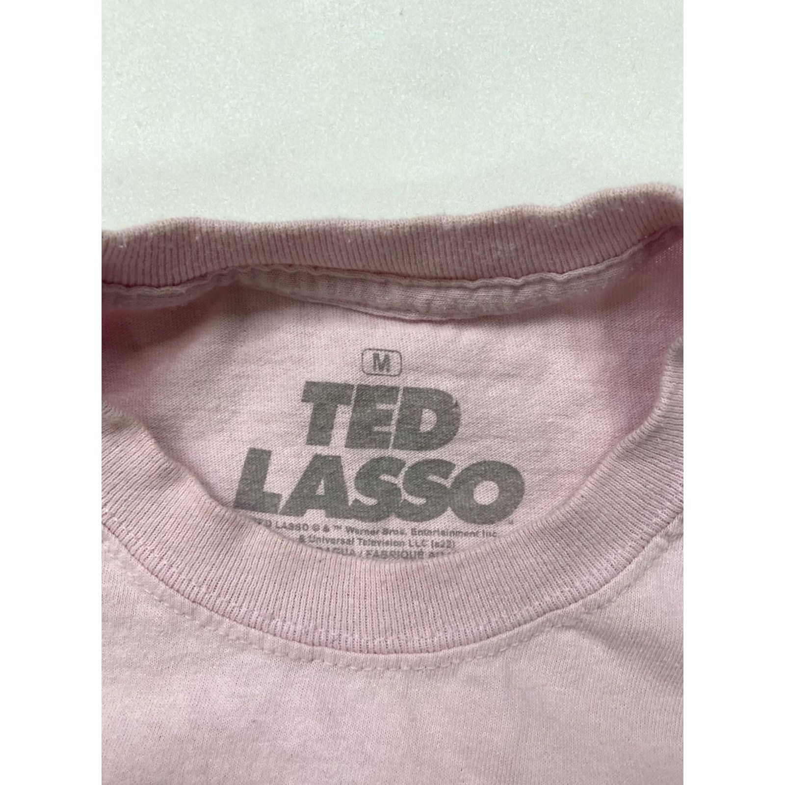 Pinko Ted Lasso I Believe TV Series Graphic T-shirt Men Medium Pink Short Sleeve Size US M / EU 48-50 / 2 - 5 Thumbnail