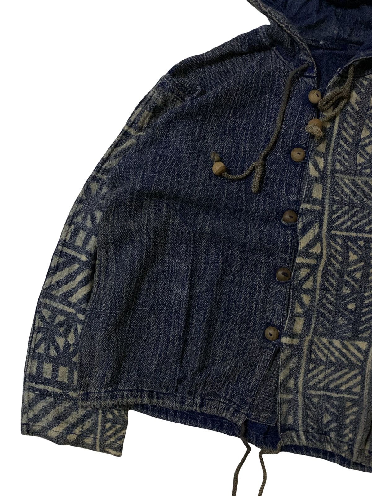 Japanese Brand Vintage Japanese Indigo Blue Patchwork Denim Jacket Size US L / EU 52-54 / 3 - 5 Thumbnail