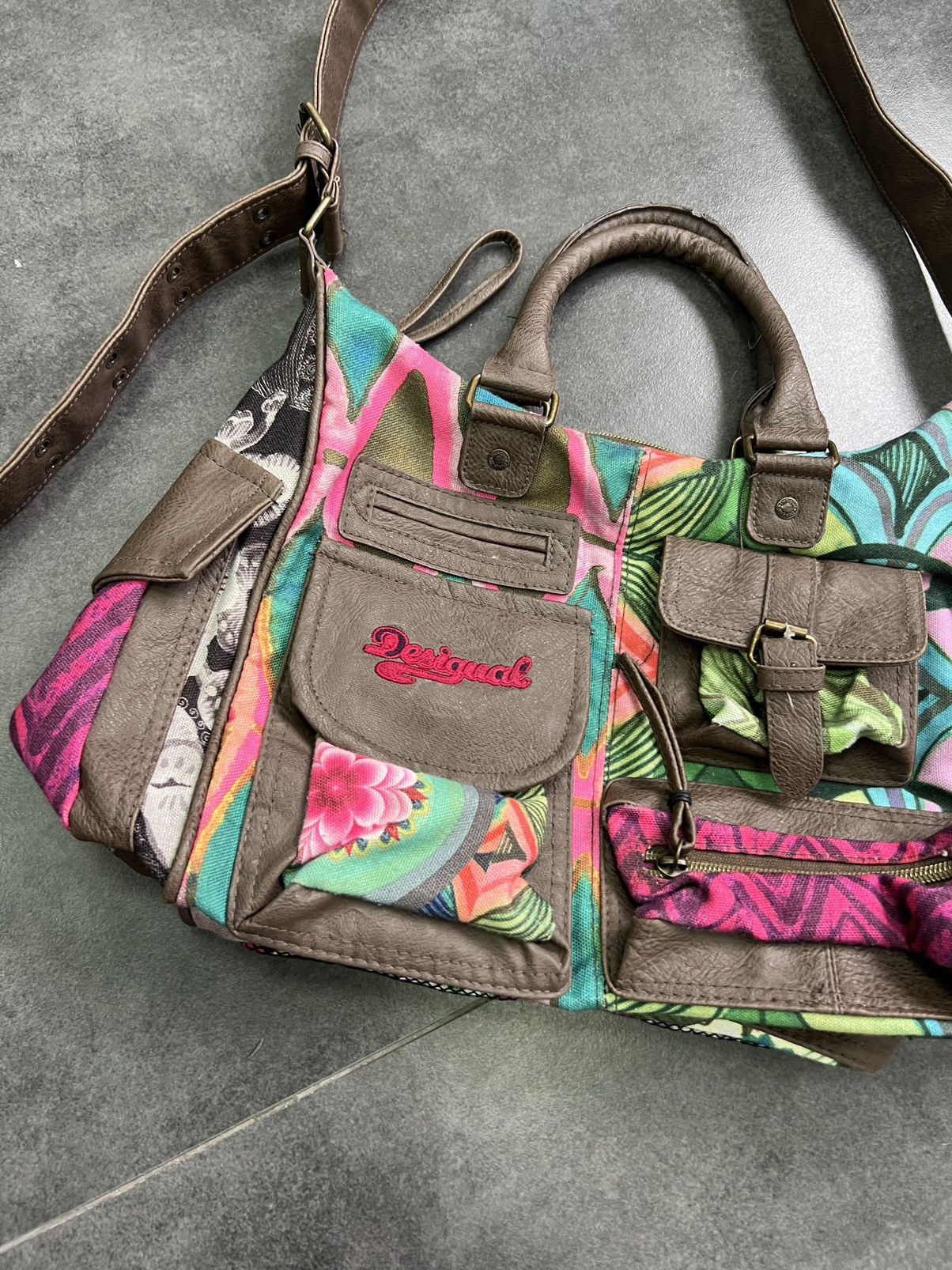 Designer × Desigual Jean Paul Gaultier JPG style Desigual Vintage crazy bag Size ONE SIZE - 4 Thumbnail