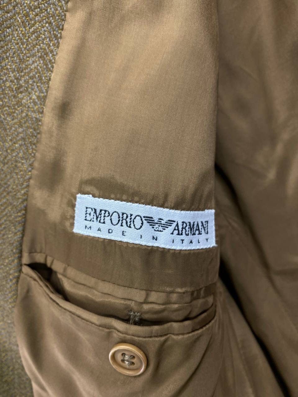 Emporio Armani Vintage Emporio Armani Wool Coat Blazer Jacket Size US M / EU 48-50 / 2 - 6 Thumbnail