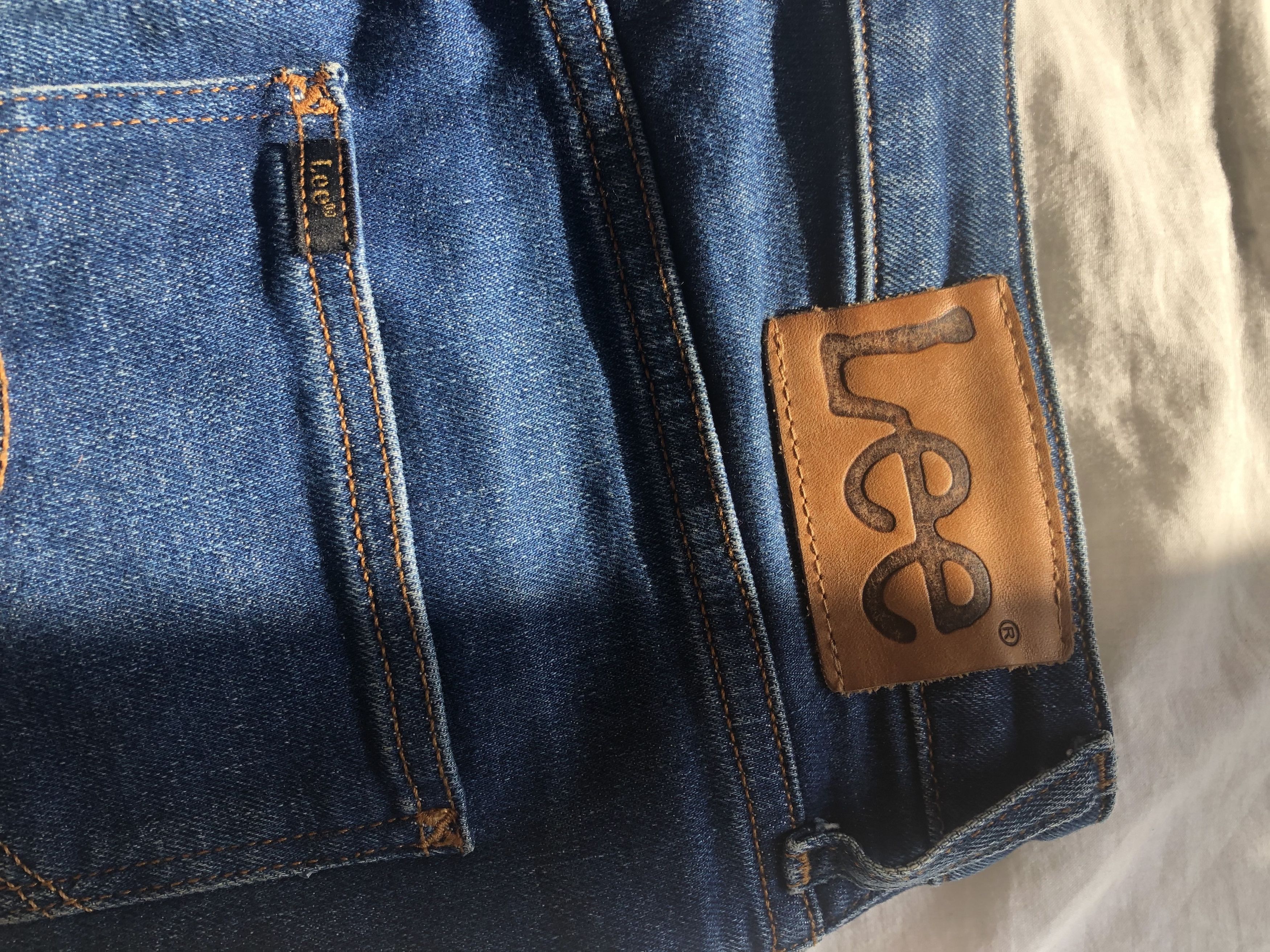 Lee High Waist Skirt (Denim) - W(27) - Lee Size 27" / US 4 / IT 40 - 6 Thumbnail