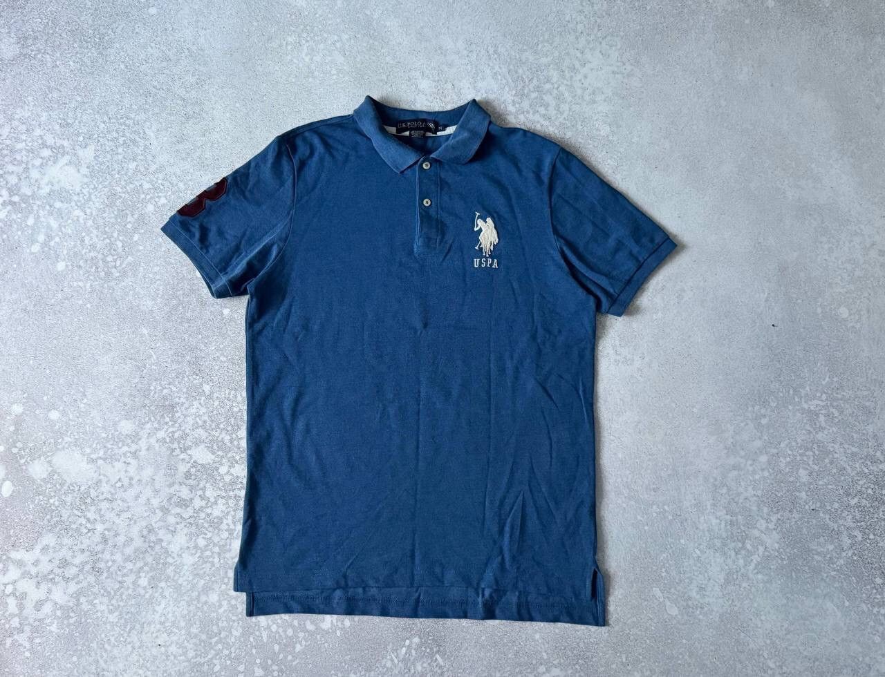 U.S. Polo Assn. × Vintage Vintage U.S.Polo ASSN Rugby Polo Big Pony Logo #3 Y2K Rare Size US M / EU 48-50 / 2 - 1 Thumbnail