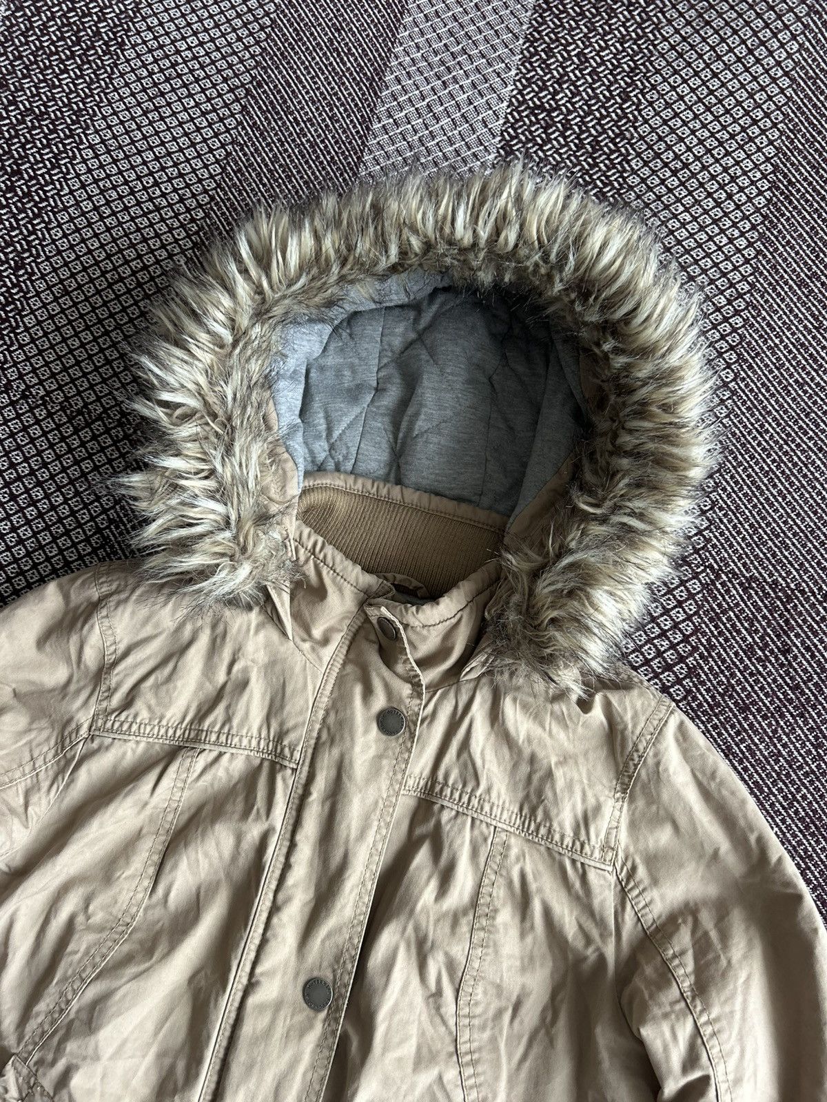 Japanese Brand Vintage Y2K Women Jacket Faux Fur Streetwear Japanese Style Size L / US 10 / IT 46 - 4 Thumbnail