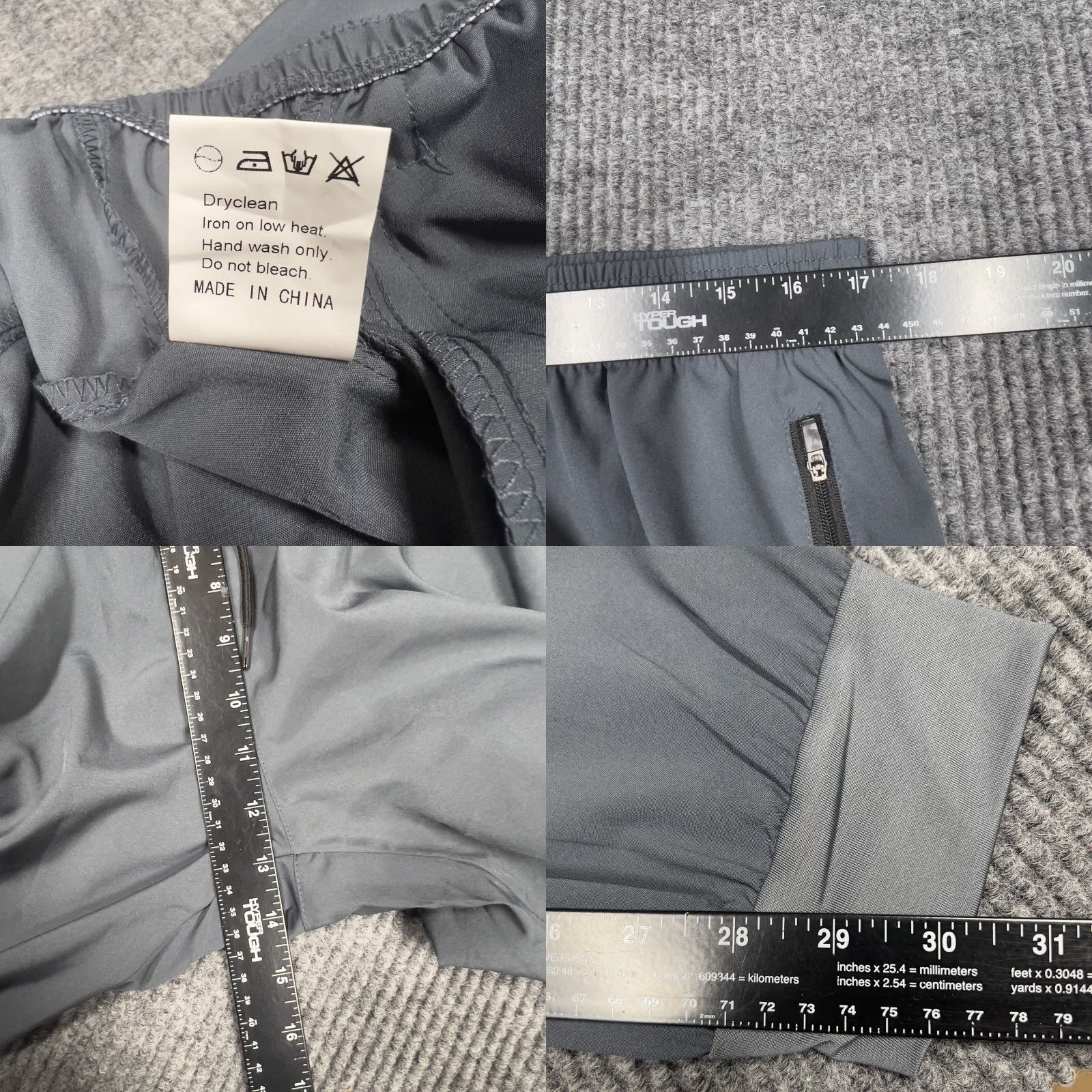 Vintage HaveRun Mens Gray Jogger Pants - XL - Drawstring Pockets 34x30 Interstate Athletic Style) Size US 36 / EU 52 - 9 Thumbnail