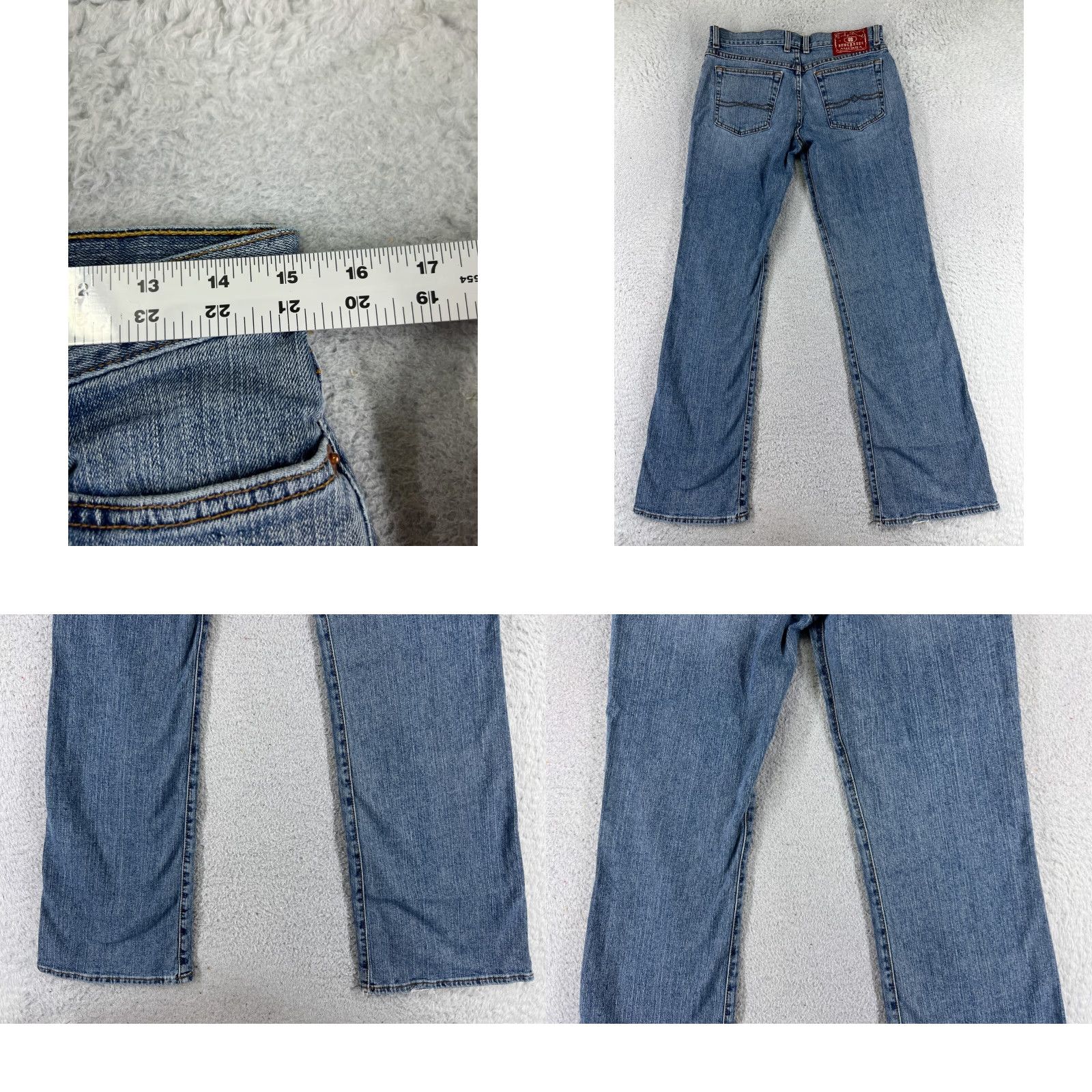 Lucky Brand VINTAGE Lucky Brand Jeans Women 6 Blue Denim Flare 5-Pocket Design Regular Cotton Blend Size 28" / US 6 / IT 42 - 8 Thumbnail