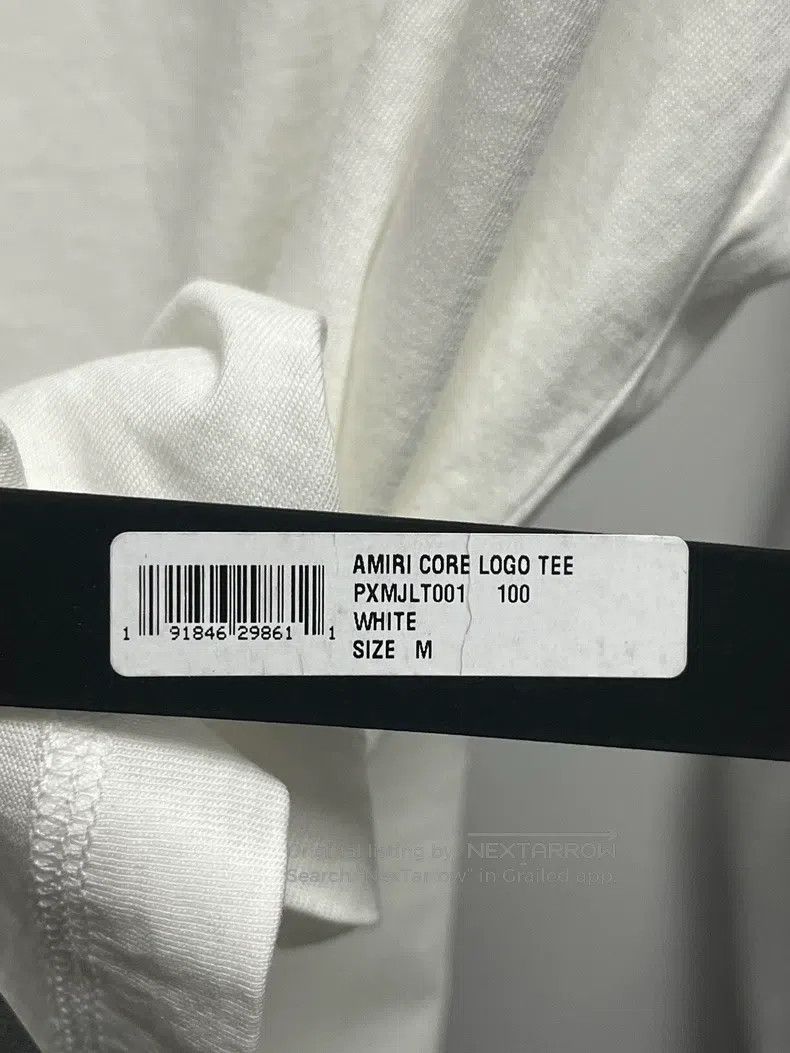 Amiri Amiri Size M White logo logo slogan short sleeve T-shirt Size US M / EU 48-50 / 2 - 6 Thumbnail