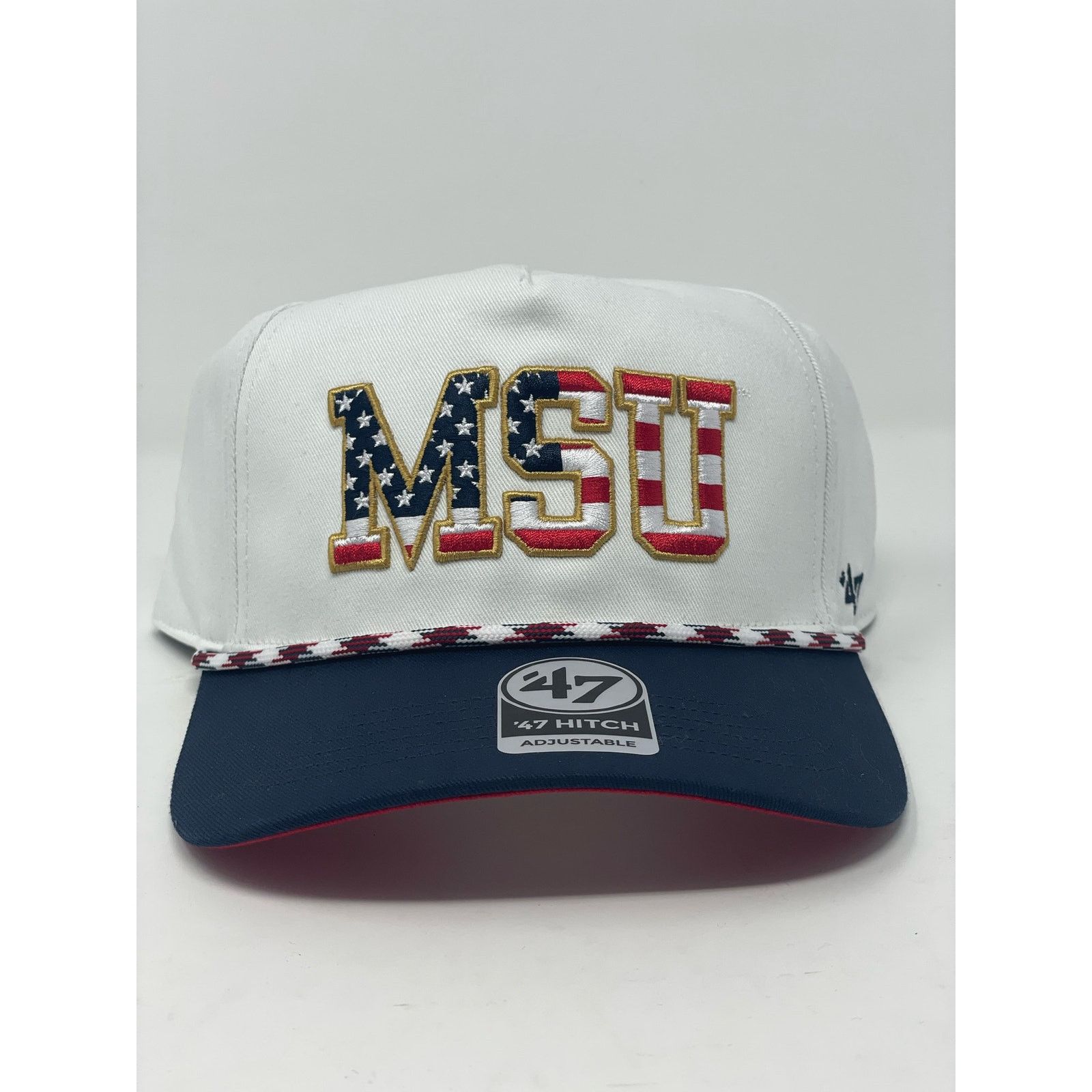 47 Brand ‘47 Men's Michigan State Spartans White Flag Adjustable Hat Size ONE SIZE - 1 Thumbnail