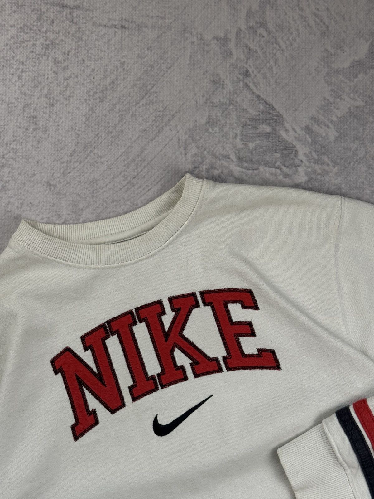 Nike × Vintage NIKE VINTAGE CENTER LOGO OVERSIZE BOXY SWEATSHIRT Size US M / EU 48-50 / 2 - 4 Thumbnail