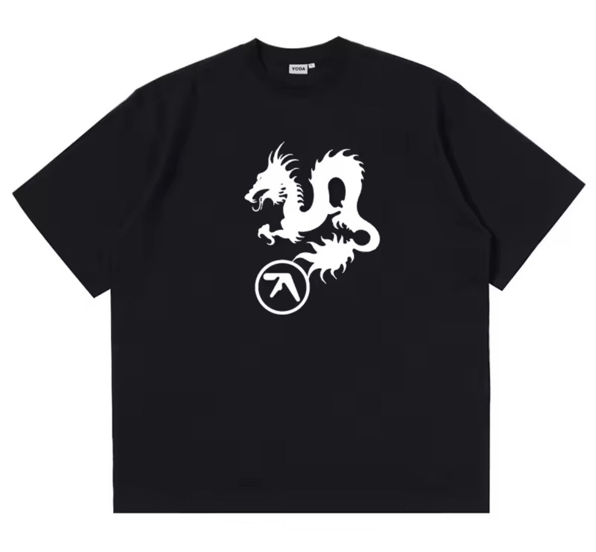 Streetwear Y2K Kpop Aphex Twin Dragon Good Print TShirt