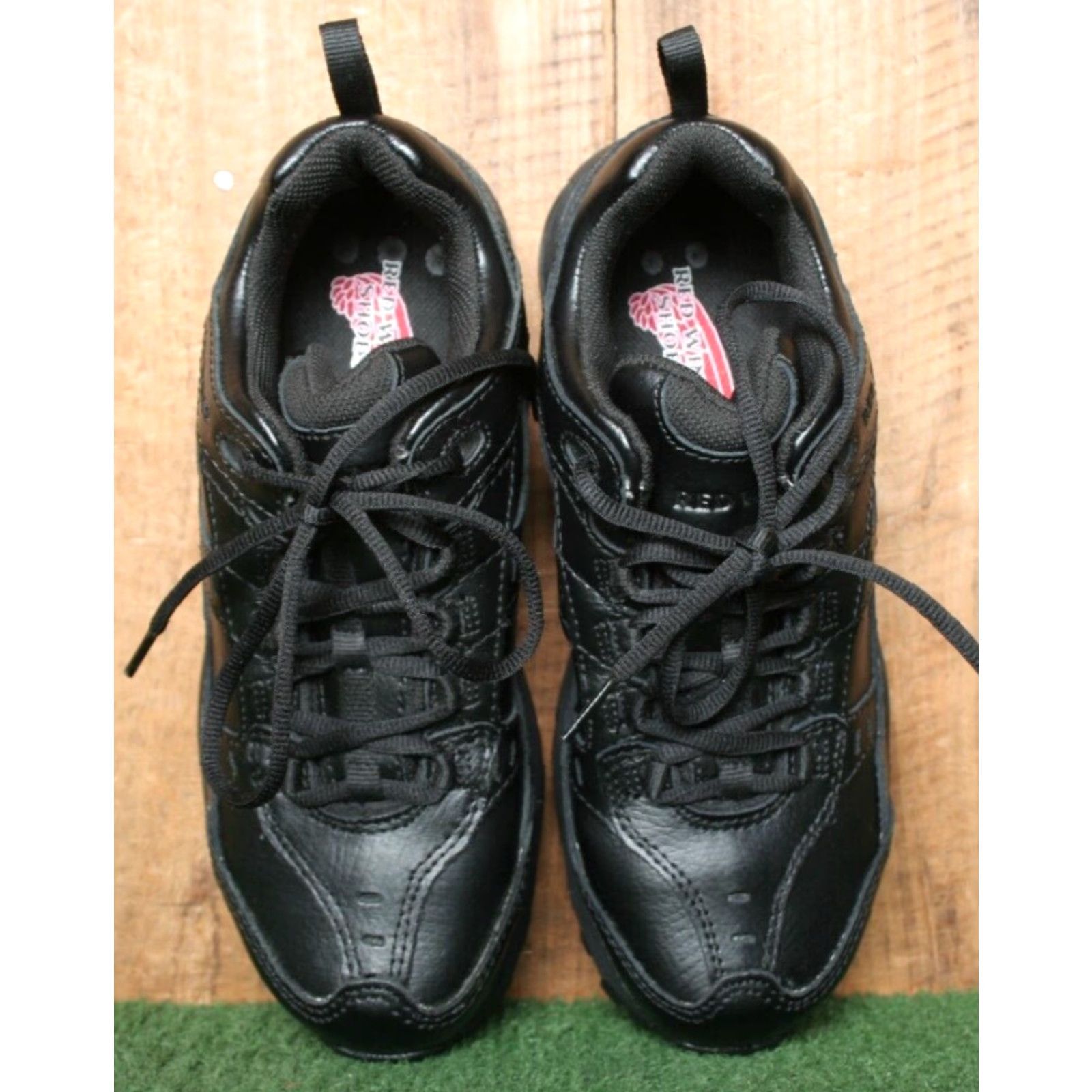 Red Wing RED WING 6337 Black Leather Aluminum Safety Toe Work Oxfords Men's 6.5 D Shoes Size US 7 / EU 40 - 4 Thumbnail