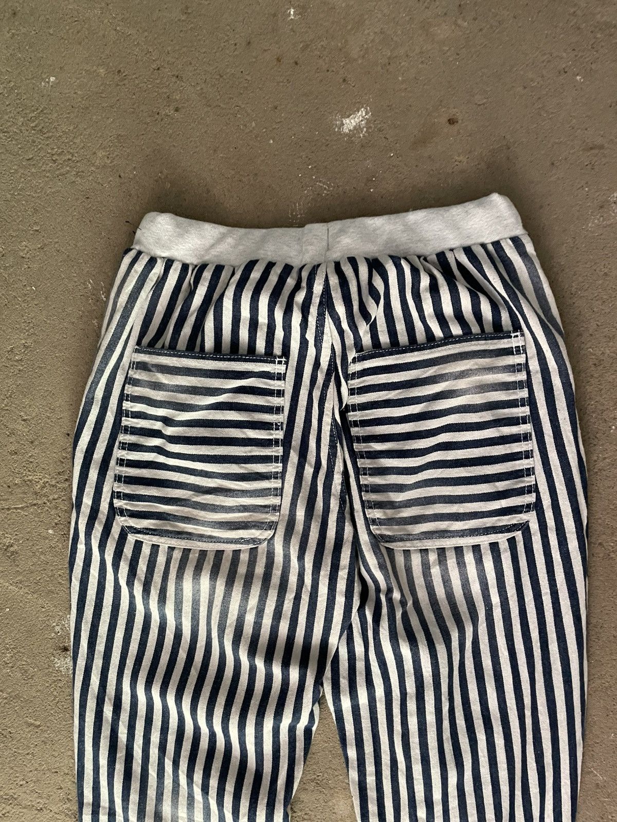 Issey Miyake Ne-net Striped Pants Indigo Size US 29 - 4 Thumbnail