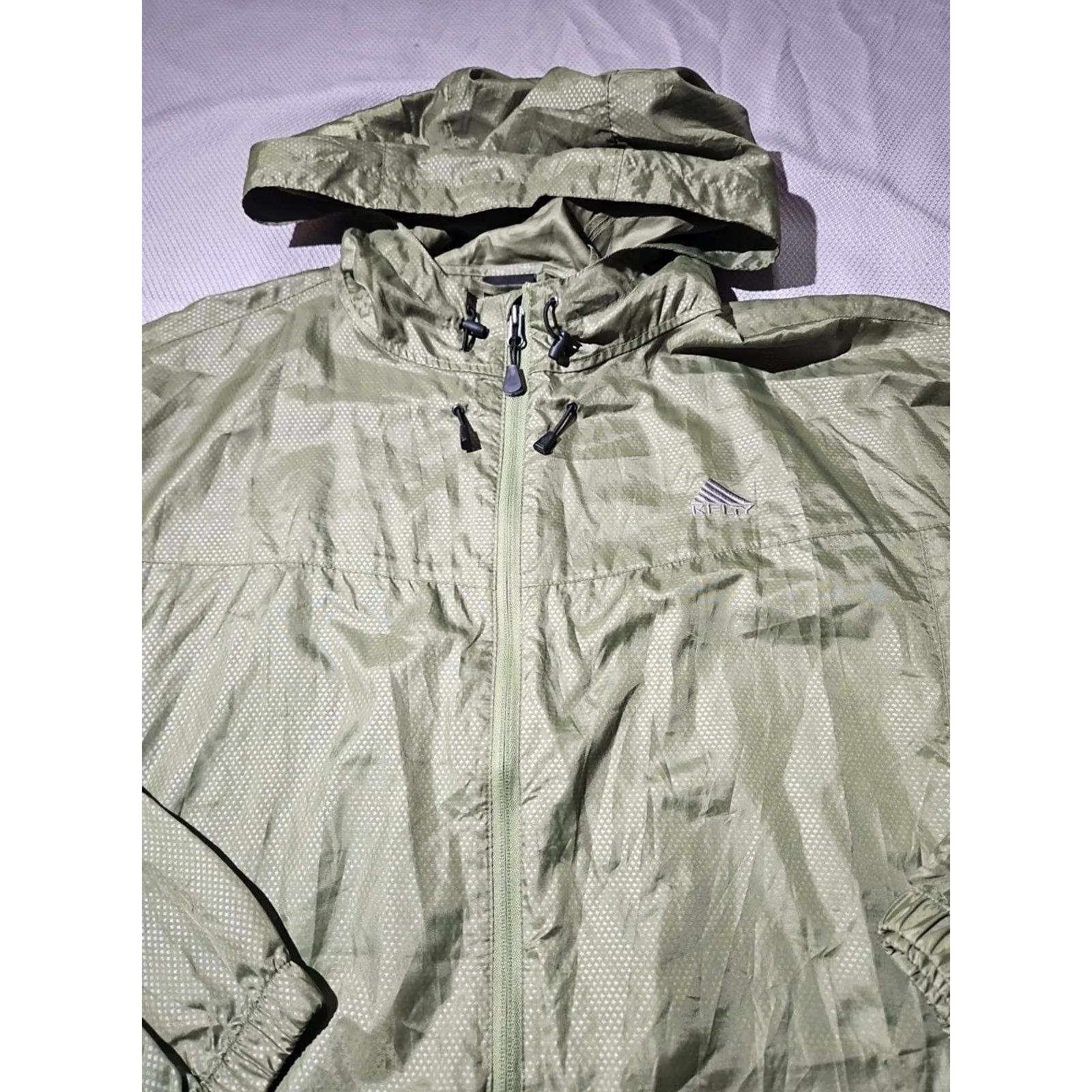 Vintage VINTAGE Kelty Jacket Mens XL Green Windbreaker Jacket Hoodie USA Outdoor Size US XL / EU 56 / 4 - 2 Thumbnail