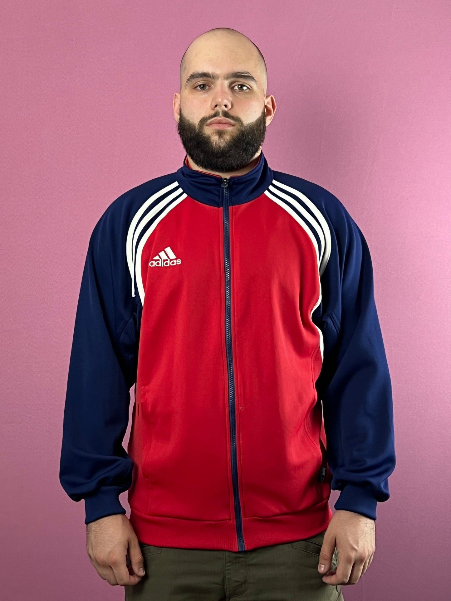 Adidas × Vintage 90s Adidas Vintage Men's Track Jacket - M Size US M / EU 48-50 / 2 - 2 Thumbnail
