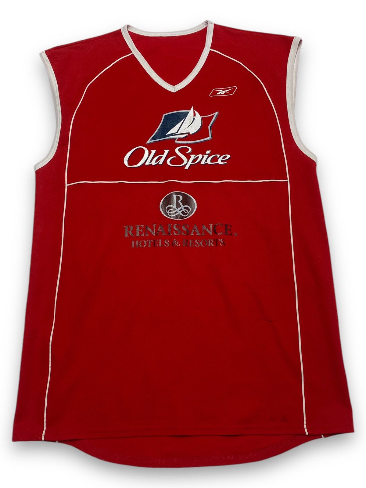 Reebok Vintage REEBOK Old Spice RENAISSANCE HOTELS RESORTS Jersey Size US M / EU 48-50 / 2 - 1 Thumbnail