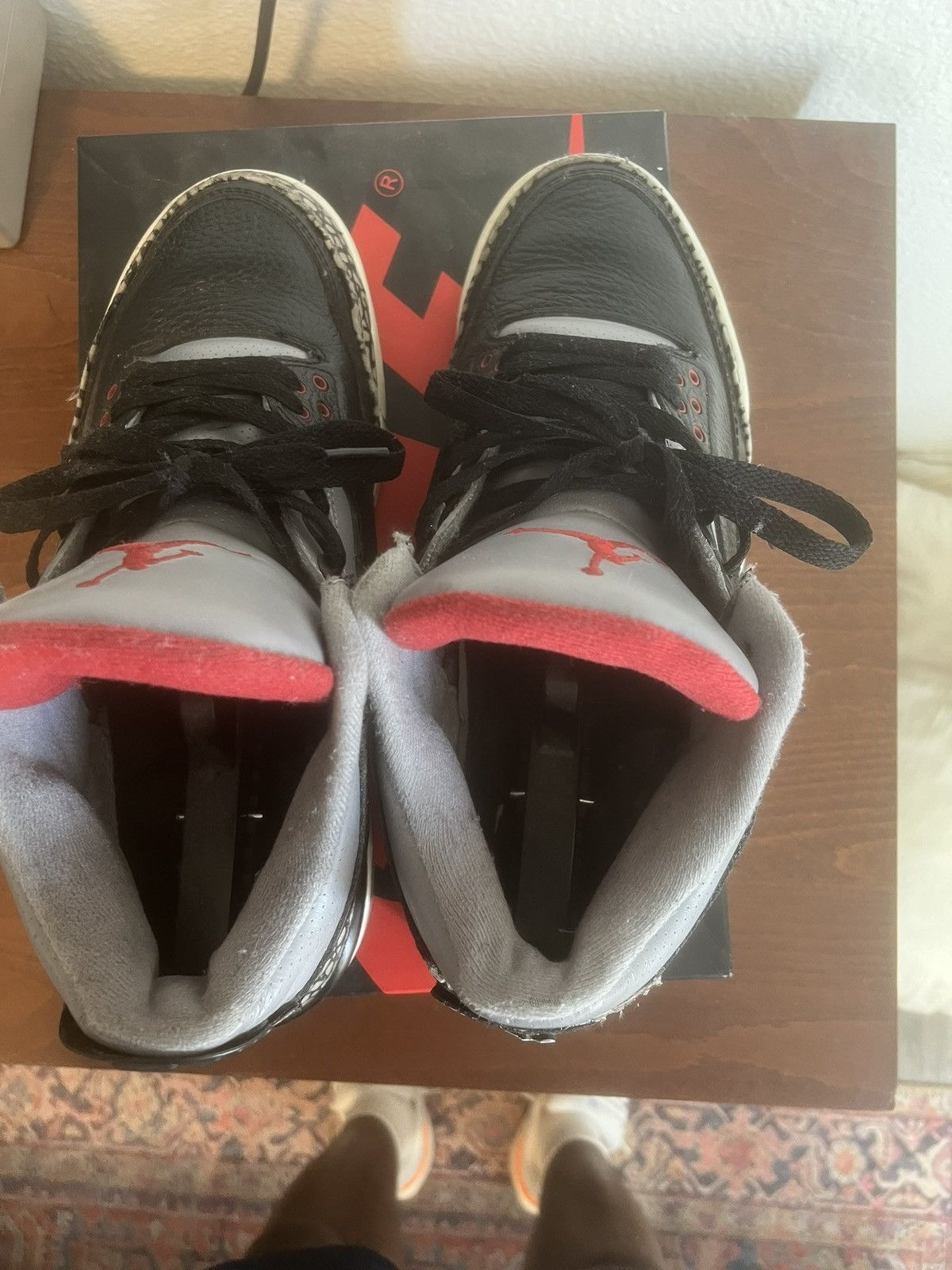 Jordan Brand × Vintage Air Jordan 3 “black cement” Size US 9 / EU 42 - 3 Thumbnail