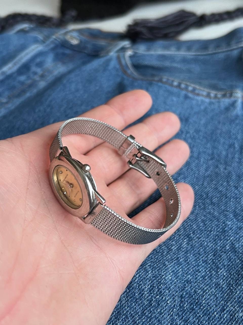 Japanese Brand × Vintage Vintage Japanese style futuristic Steel Watch Bracelet Size ONE SIZE - 3 Thumbnail