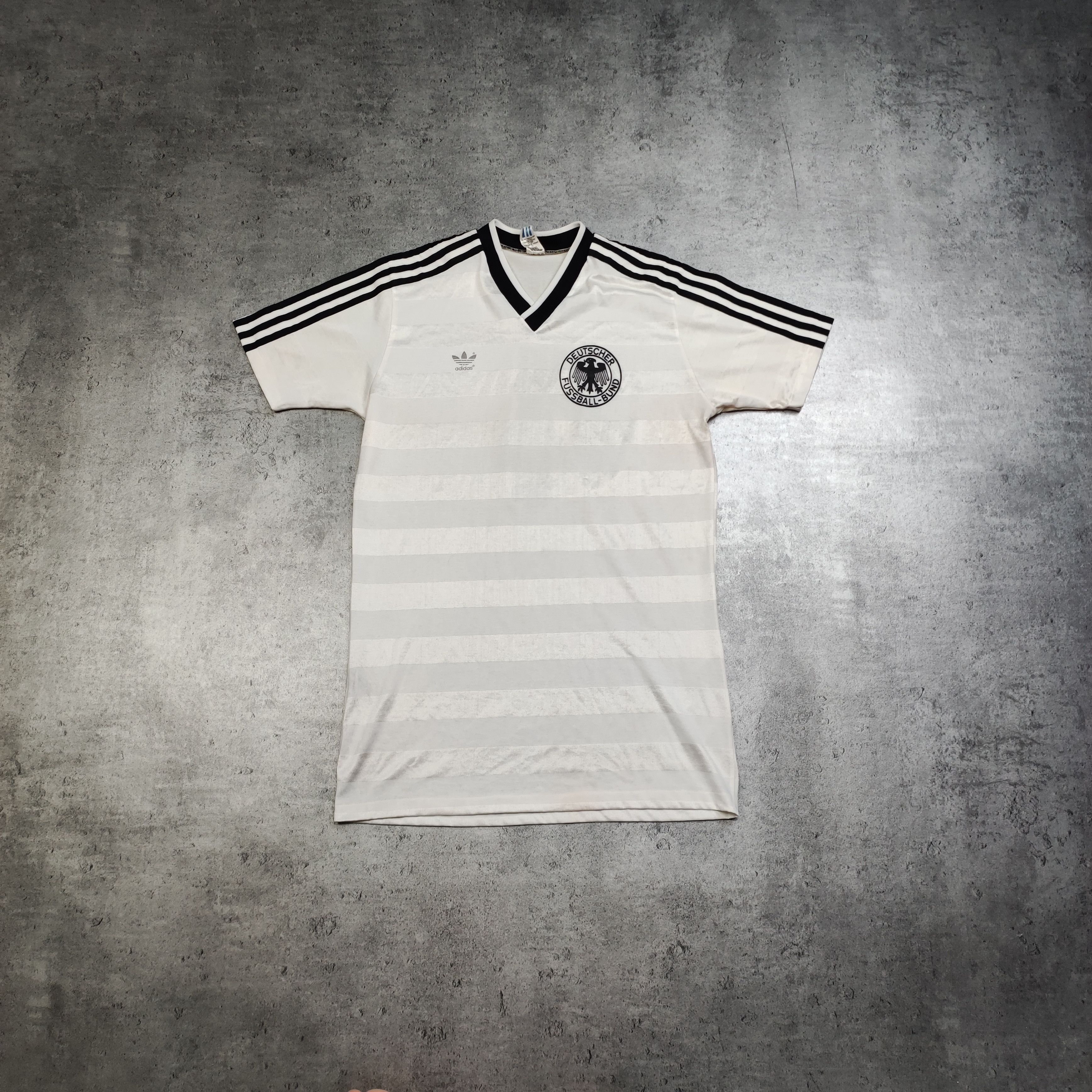 Vintage RARE Germany EURO 1984 Football Adidas Match Jersey Size US L / EU 52-54 / 3 - 1 Thumbnail