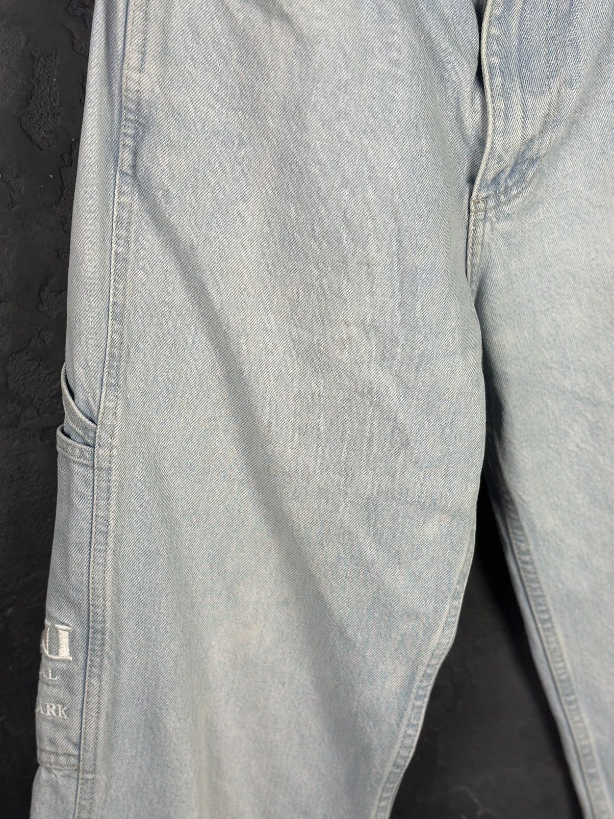 Karl Kani × Vintage Karl Kani Jeans Dark Wash Denim Cargo Pants Size US 31 - 7 Thumbnail