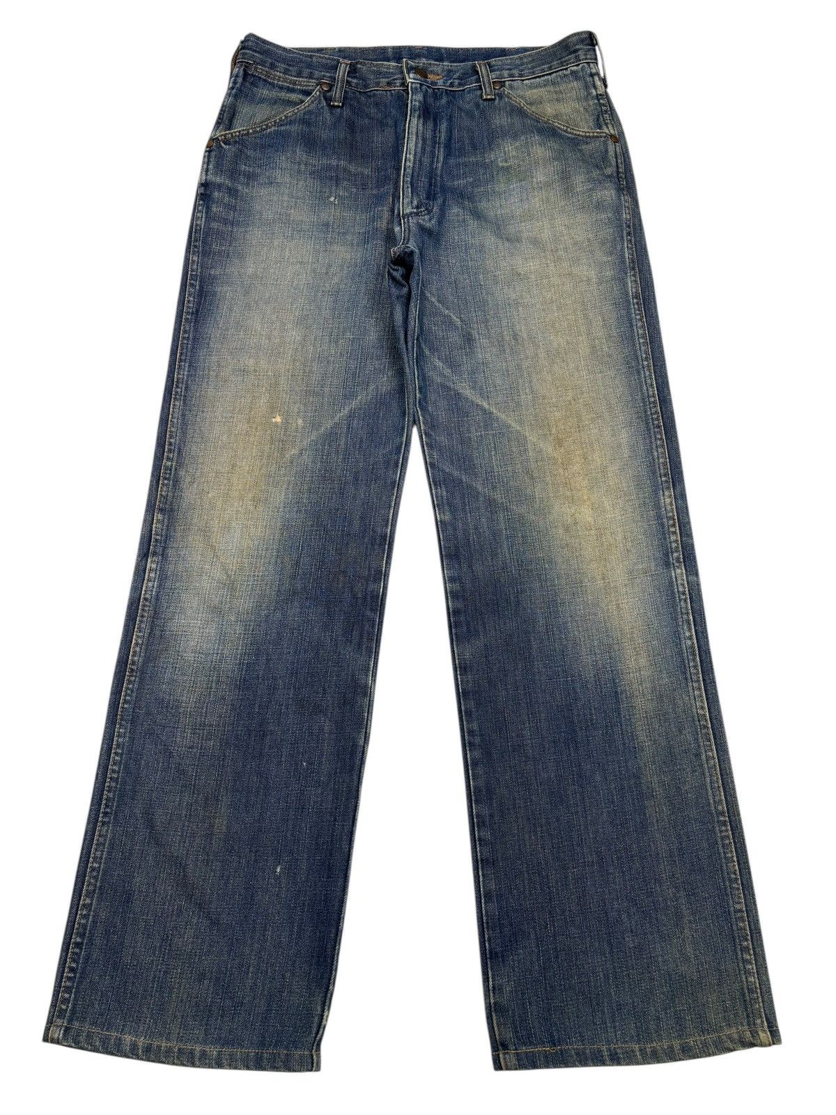 If Six Was Nine VINTAGE WRANGLER BAGGY JEANS MUD WASH LOOSE DENIM Size US 34 / EU 50 - 1 Thumbnail