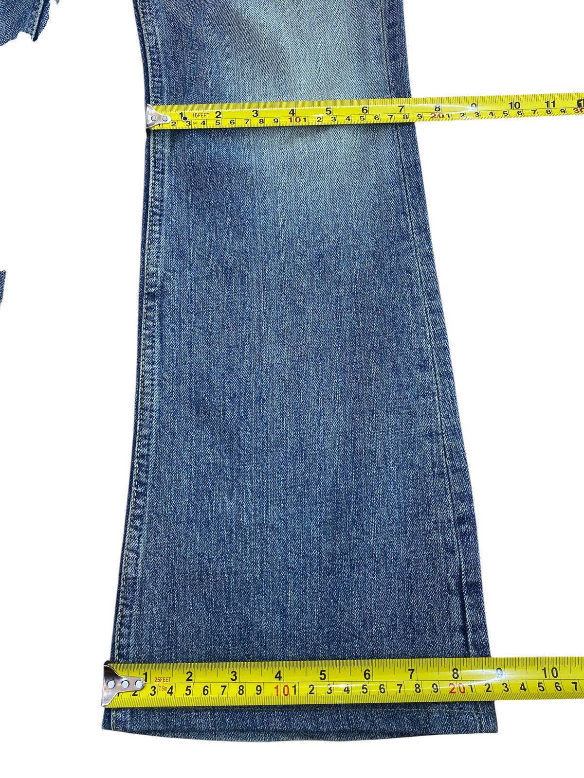 Other Japanese Brand Faded Wash Ripped Style Flare Jeans Size US 30 / EU 46 - 12 Thumbnail