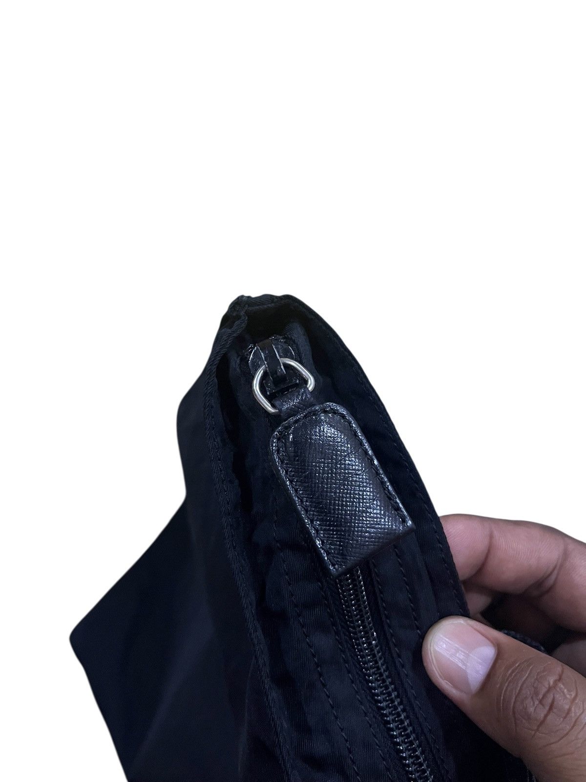 Prada Prada nylon zip tote bag black Size ONE SIZE - 11 Thumbnail