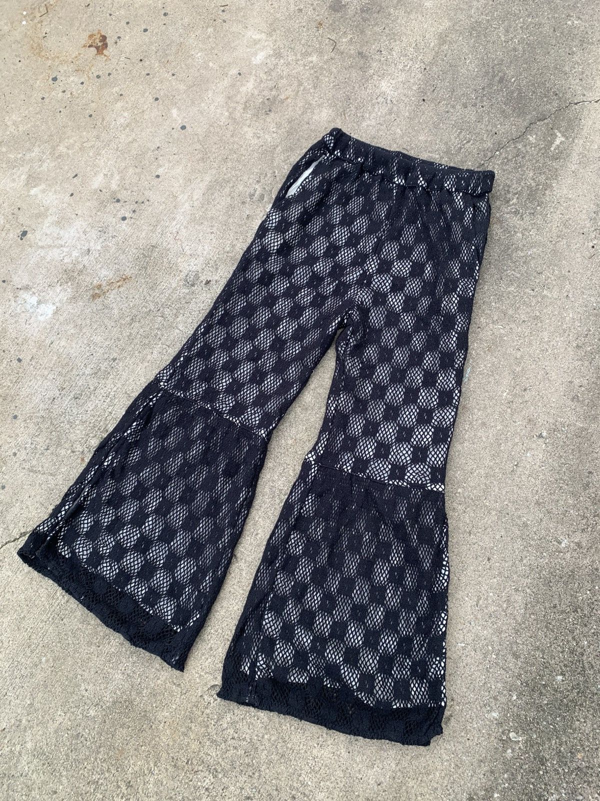 Ciaopanic steal 🔥flare ciaopanic mesh pants Size 30" / US 8 / IT 44 - 4 Thumbnail
