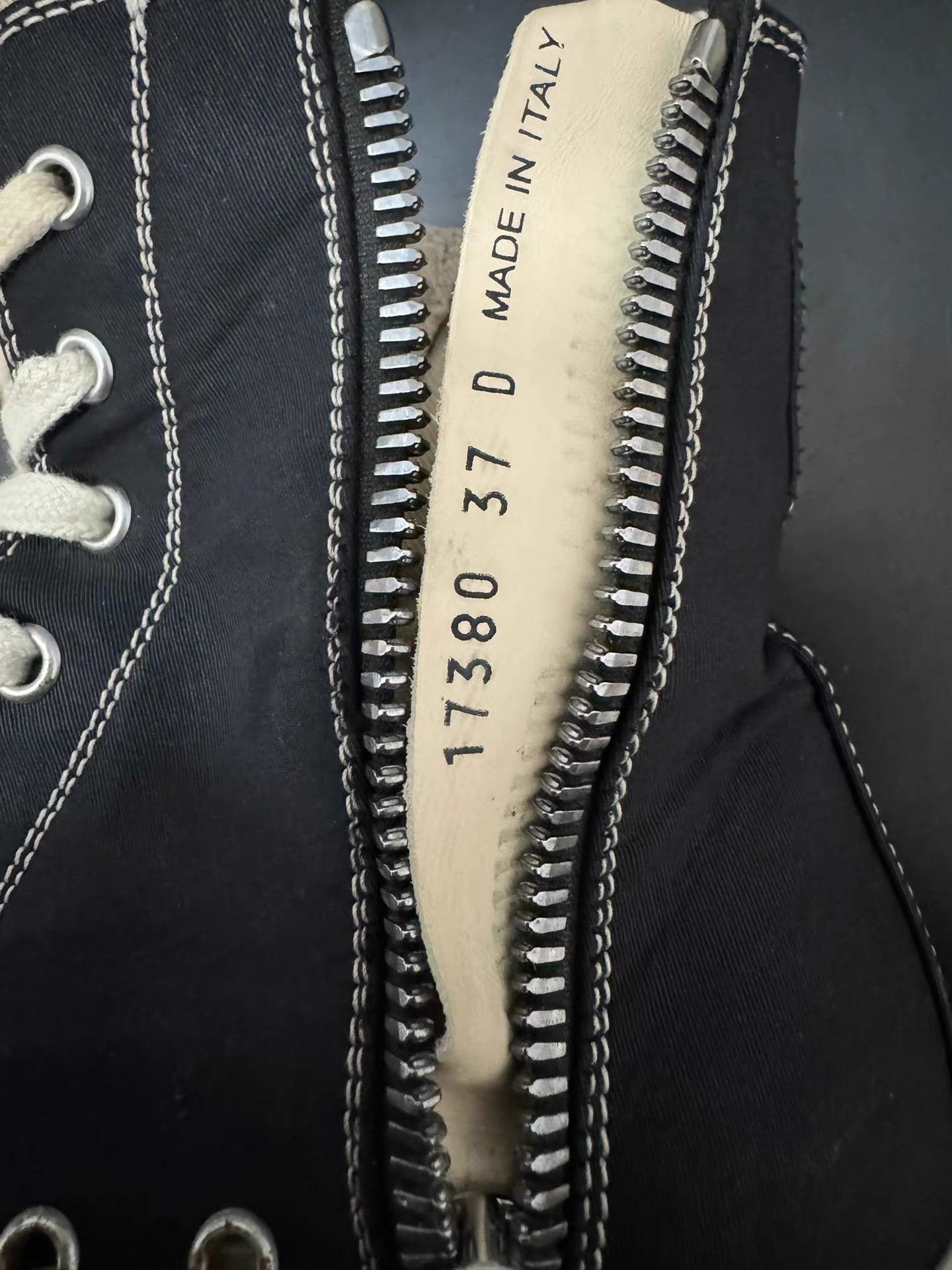Rick Owens Drkshdw Rick Owens Drkshdw Converse high-top sneakers Size US 7 / IT 37 - 9 Thumbnail