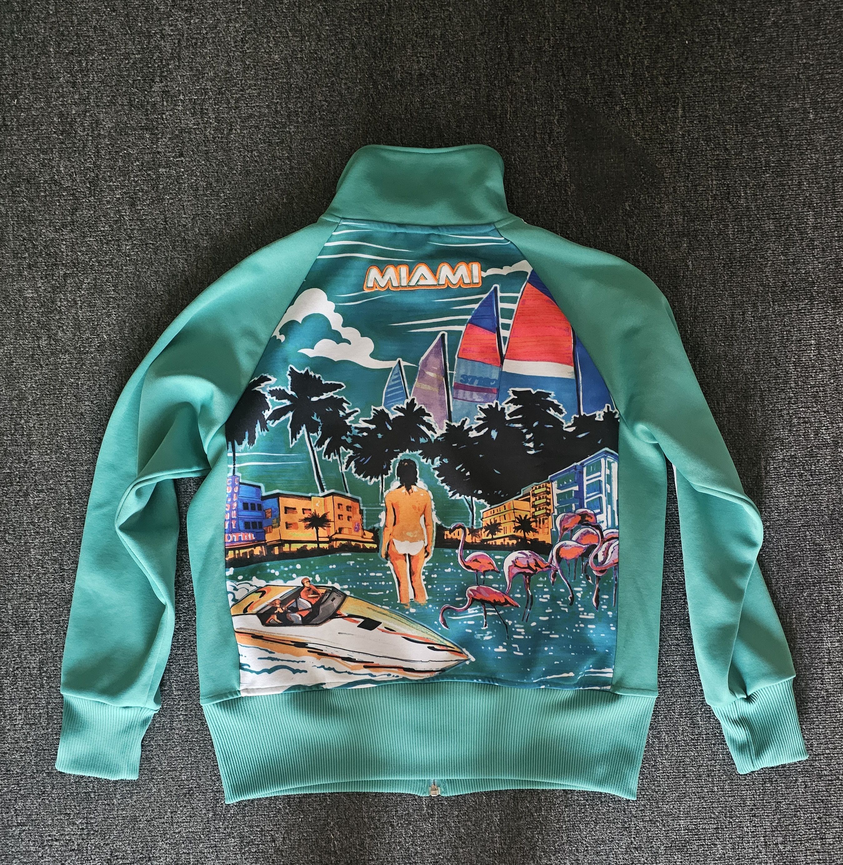 Adidas Adidas men's miami bombers jackets size XL like L Size US XL / EU 56 / 4 - 4 Thumbnail