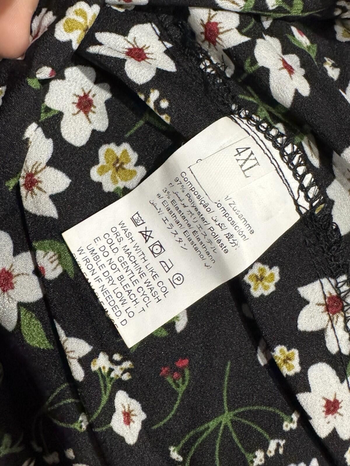 The Unbranded Brand Women’s Plus Size long floral long-sleeve maxi dress Sz 4XL Size M / US 6-8 / IT 42-44 - 9 Thumbnail
