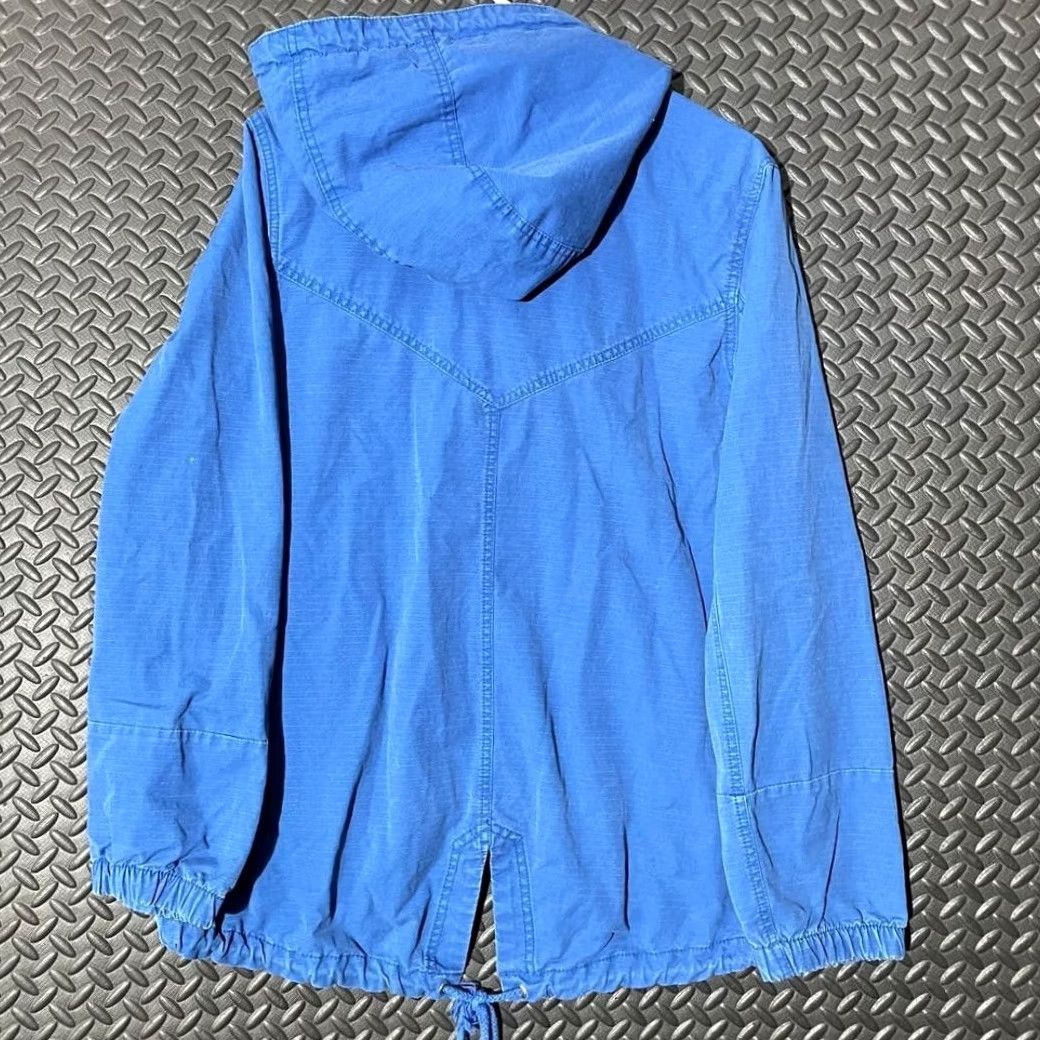 Mossimo Mossimo Supply Co. Hooded Jacket Blue Button Front Casual Women's XL Jacket Women XL Blue Size XL / US 12-14 / IT 48-50 - 2 Thumbnail