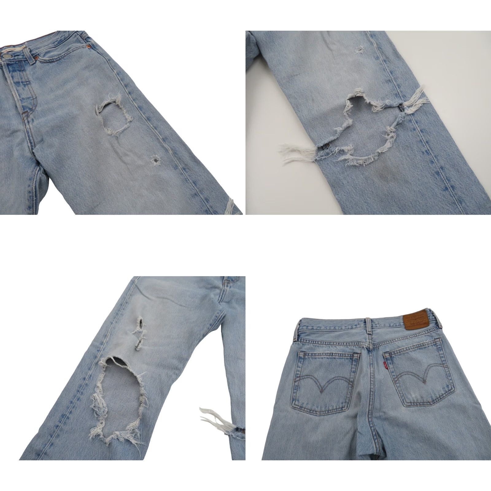 Levi's Levi'S Premium Big E Wedgie Jeans 28x25 High Rise Straight Fit Button Fly Denim Size 28" / US 6 / IT 42 - 8 Thumbnail