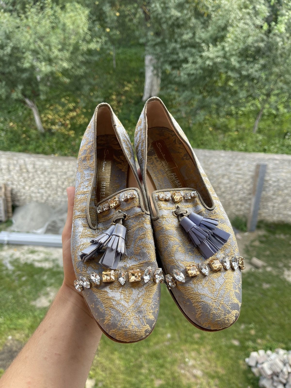Santoni 🔥santoni rubelli shoes loafers Size US 7 / IT 37 - 2 Thumbnail