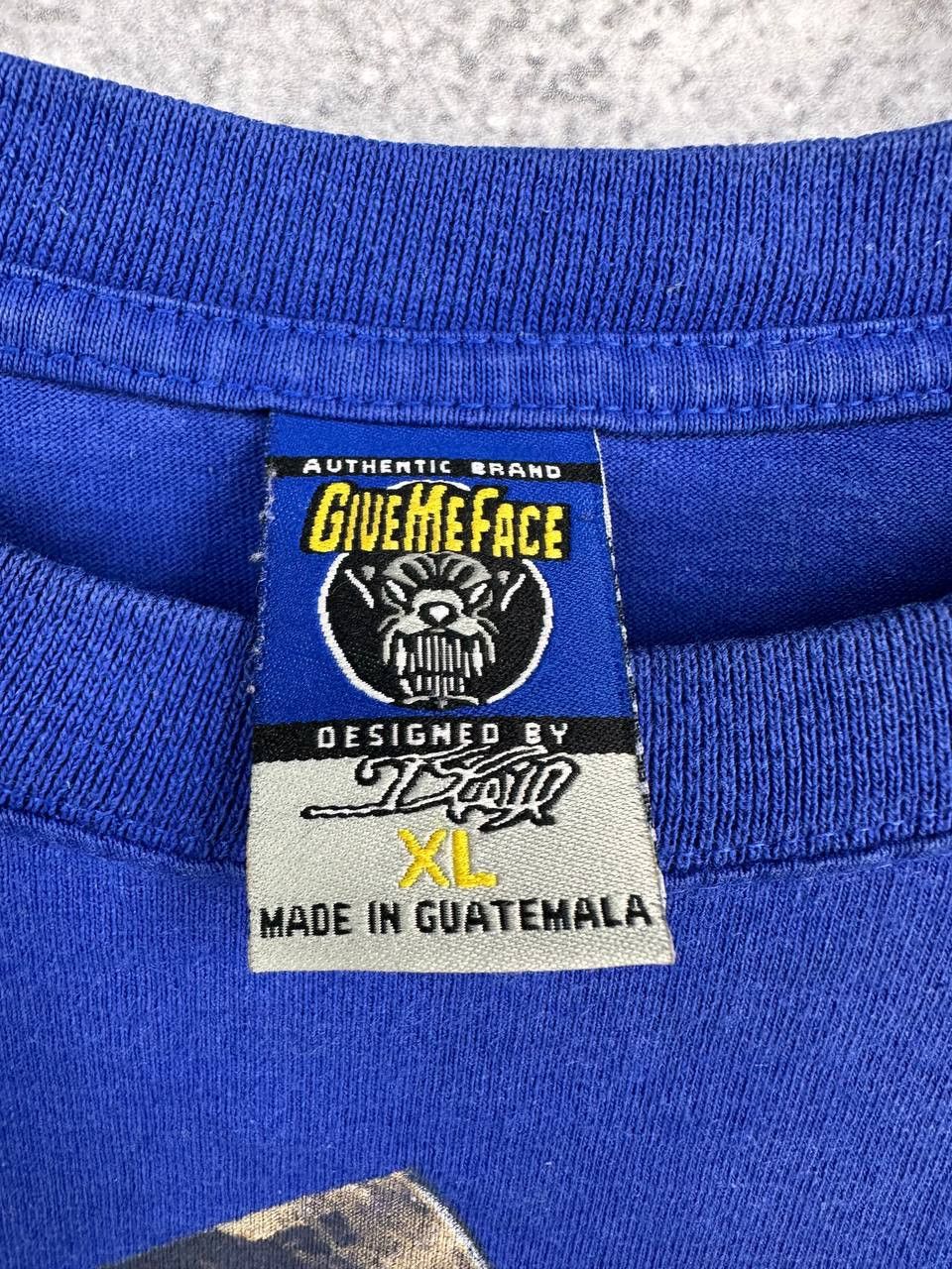 Vintage GiveMeFace Graphic Hip-Hop Money Collage 100% Cotton T-Shirt Size US XL / EU 56 / 4 - 10 Thumbnail