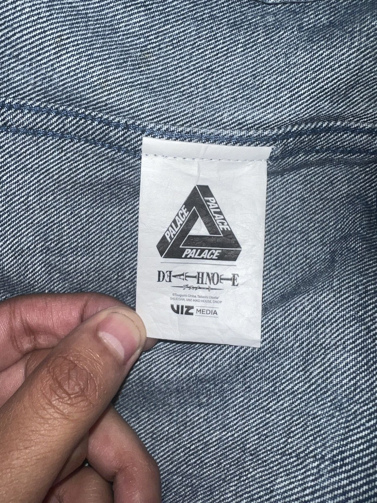 Palace Palace X Death Note Ryuk Denim Jacket Stone Wash Size US M / EU 48-50 / 2 - 9 Thumbnail